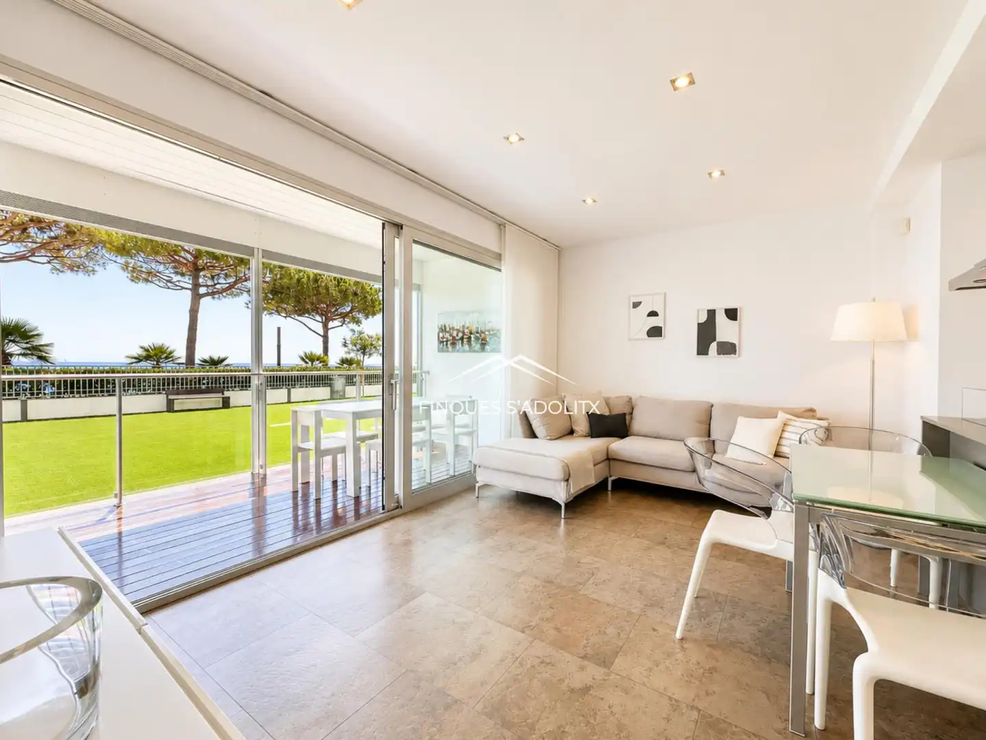 Terrace of Flat for sale in Castell d'Aro, Platja d'Aro i s'Agaró  with Air Conditioner, Heating and Private garden