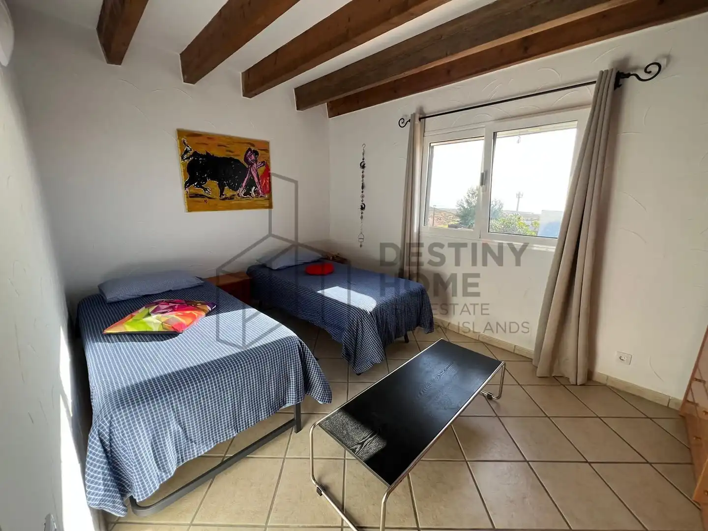 Dormitori de Casa o xalet en venda en La Oliva amb Aire condicionat, Jardí privat i Terrassa
