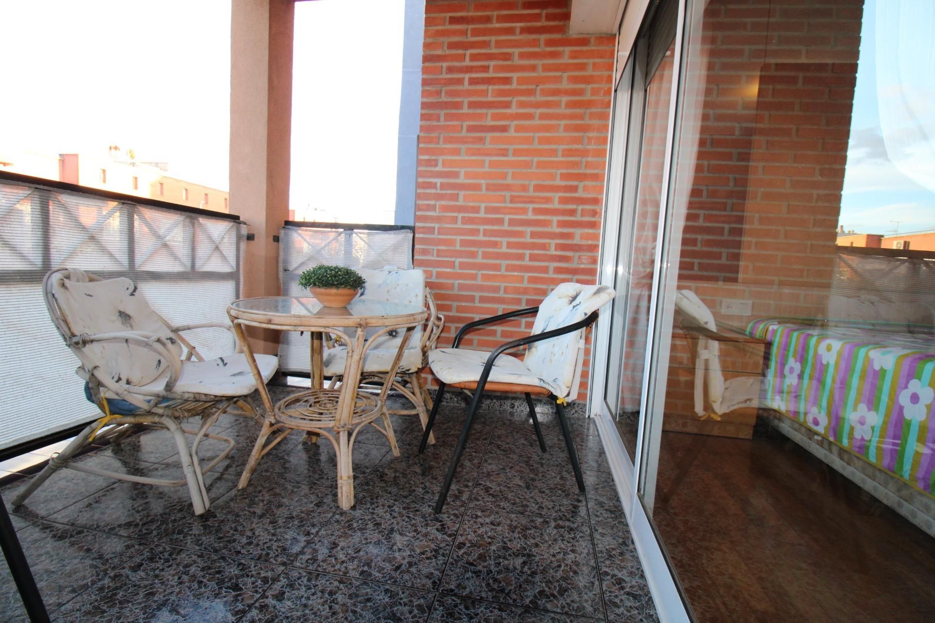 Terrace of Flat to rent in  Murcia Capital  with Parquet flooring, Terrace and Storage room