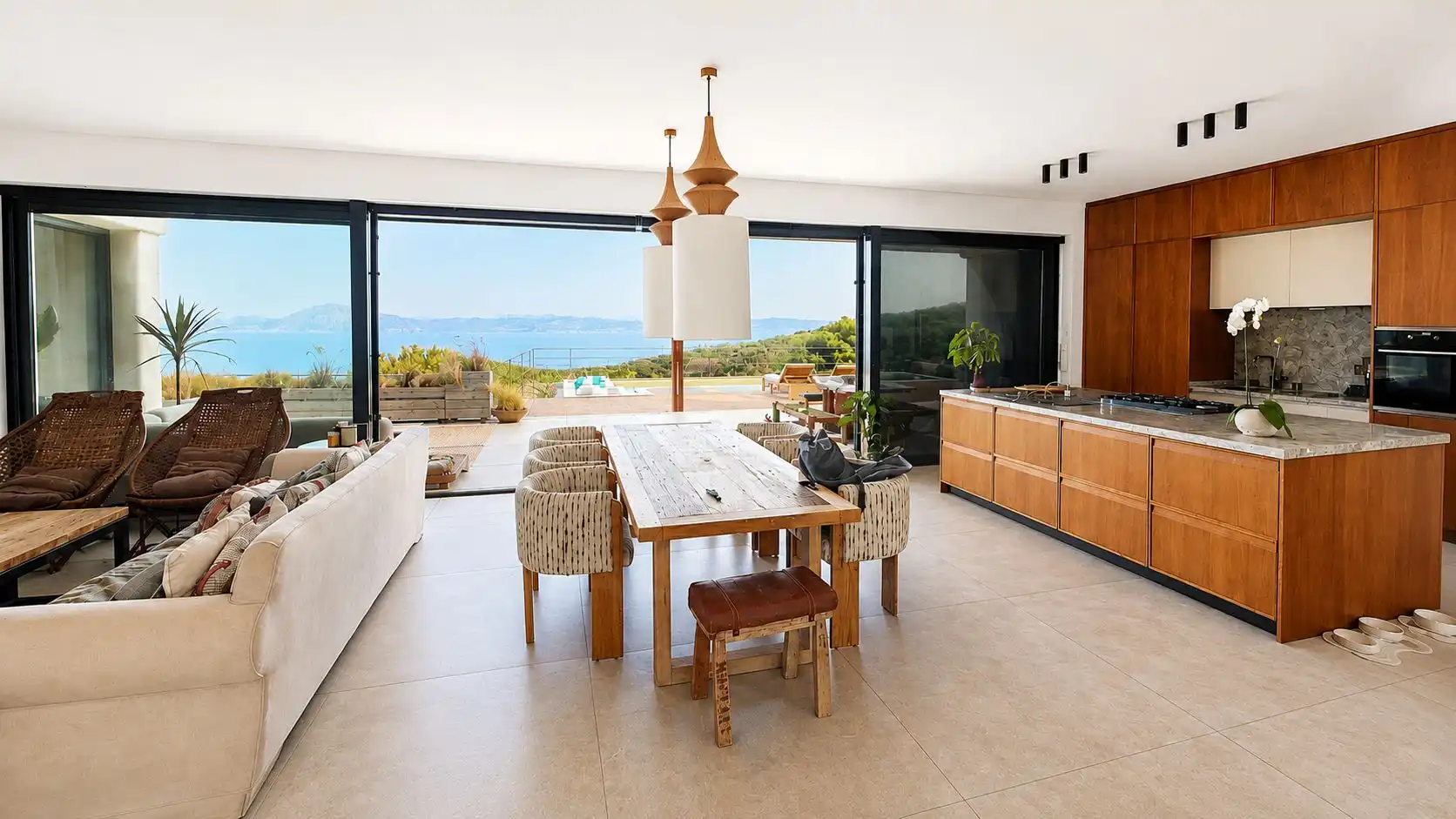 Dining room of Houses for sale in Tarifa  with Heating, Terrace and Swimming Pool