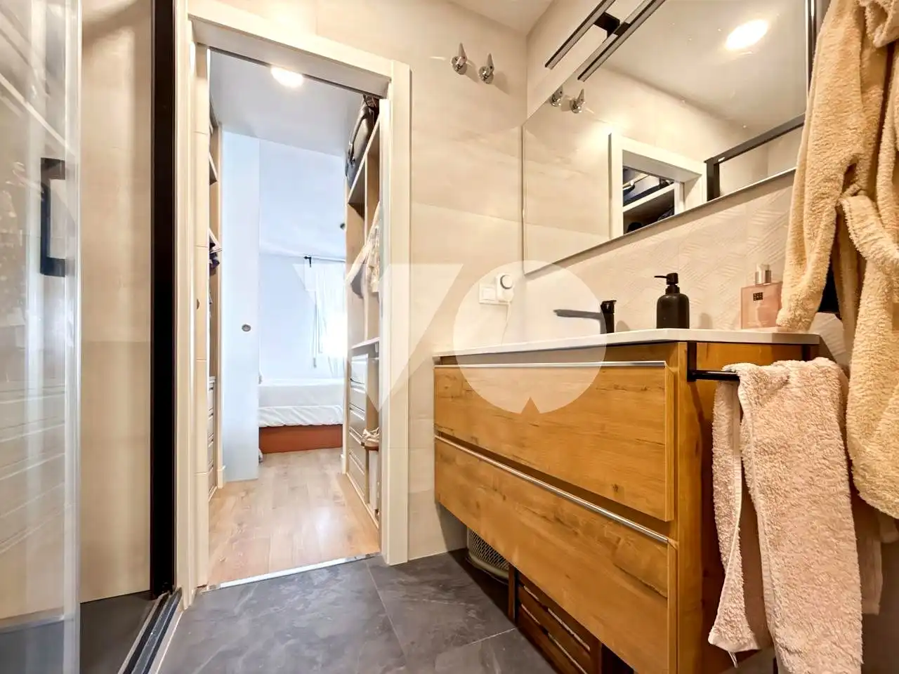 Badezimmer von Wohnung zum Verkauf in Usera