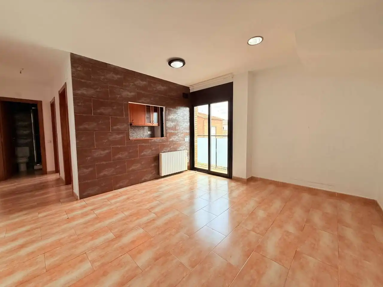 Sala d'estar de Pis en venda en Riells i Viabrea amb Calefacció, Terrassa i Balcó