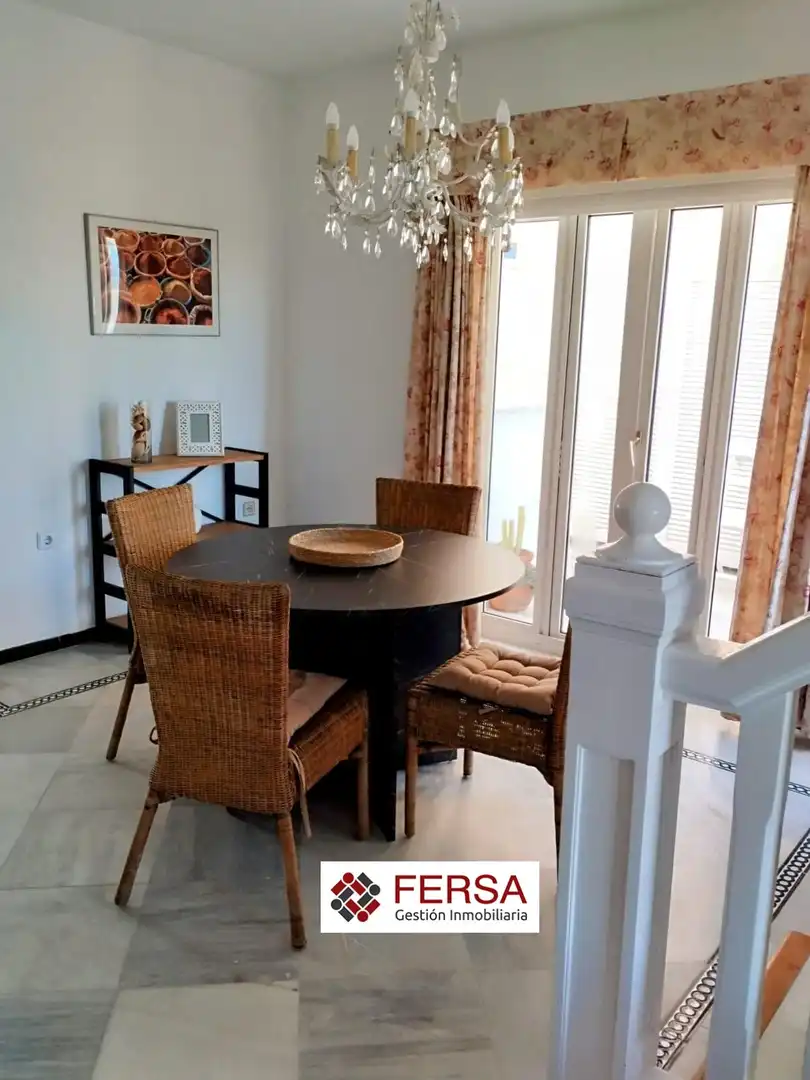 Dining room of Attic for rent in El Puerto de Santa María  with Air Conditioner, Heating and Terrace