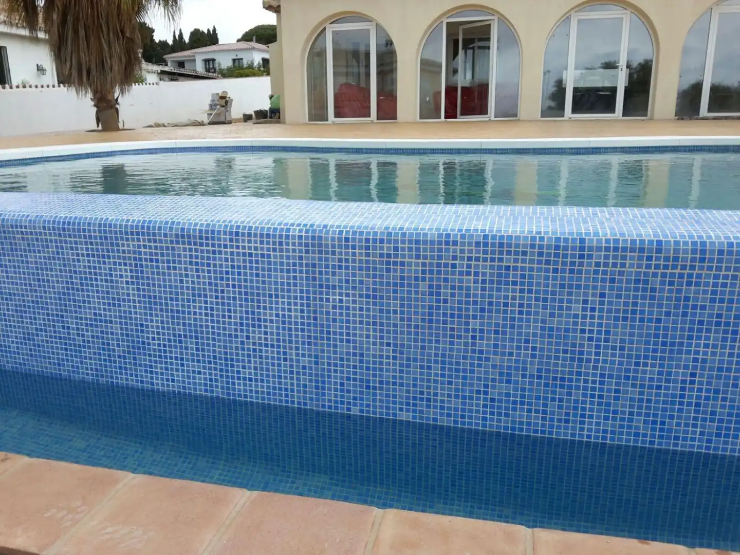 Schwimmbecken von Haus oder Chalet zur Miete in Mijas mit Klimaanlage, Heizung und Privatgarten