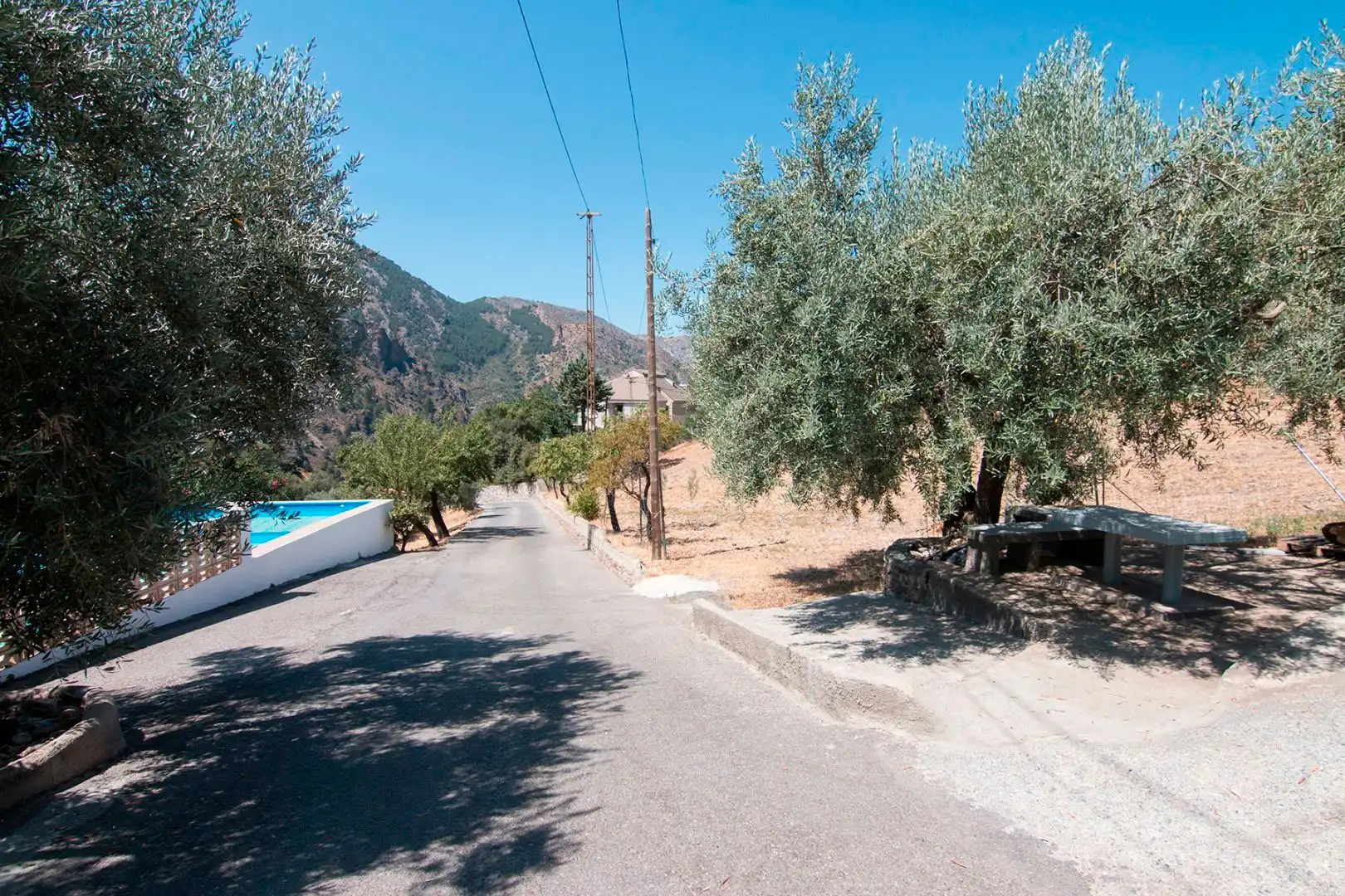 Vista exterior de Finca rústica en venta en Güéjar Sierra con Terraza, Piscina y Balcón