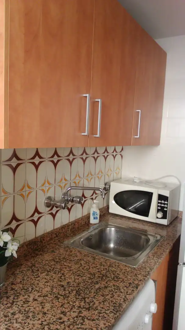 Cocina de Apartamento de alquiler en Zaragoza con Calefacción, Parquet y Amueblado