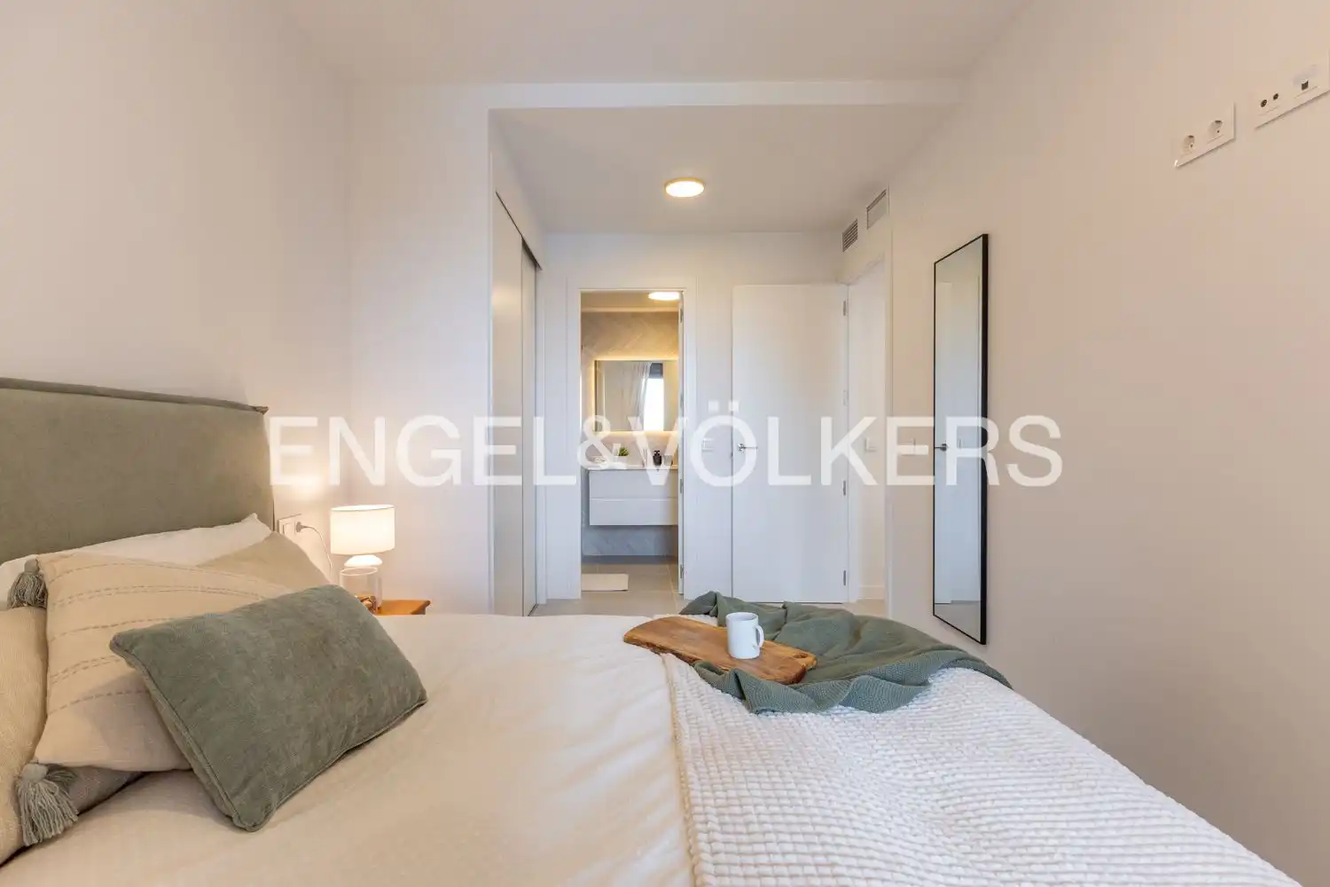 Schlafzimmer von Wohnung zur Miete in Dénia mit Klimaanlage, Heizung und Privatgarten
