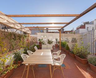 Terrace of Apartment to rent in  Barcelona Capital  with Air Conditioner, Heating and Parquet flooring