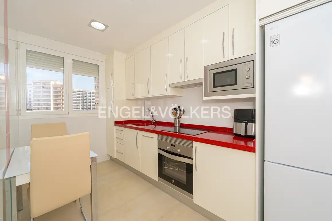 Kitchen of Apartments for sale in Benidorm  with Air Conditioner and Community pool