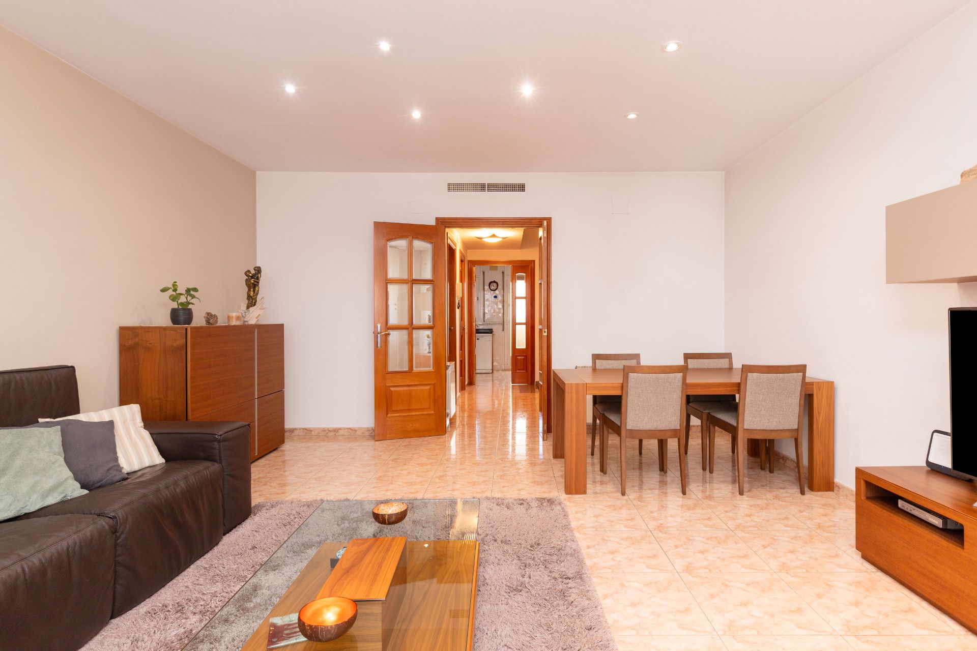 Living room of Single-family semi-detached for sale in Sabadell  with Air Conditioner, Heating and Terrace