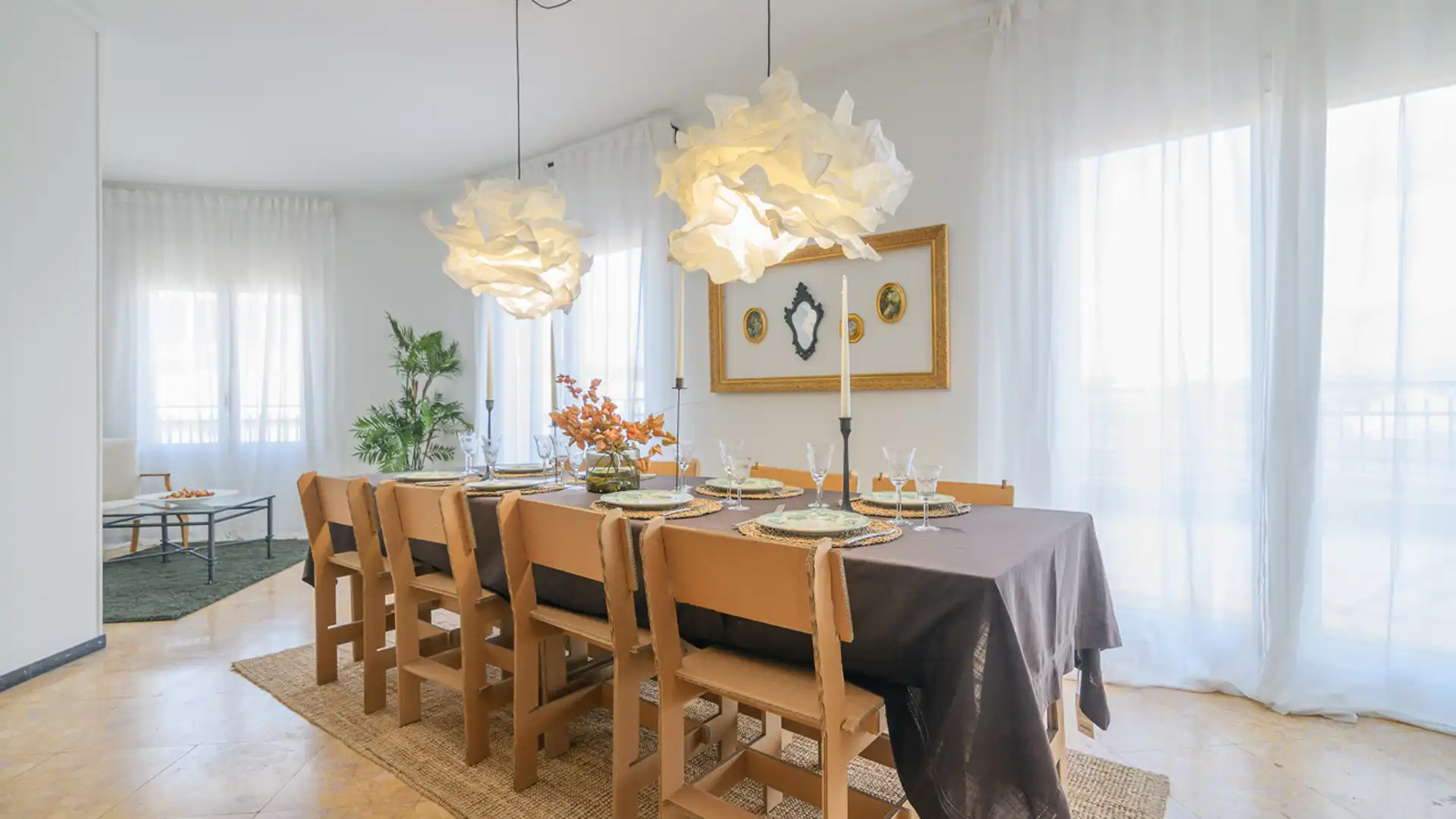 Esszimmer von Dachboden zum Verkauf in Manresa mit Heizung, Terrasse und Abstellraum