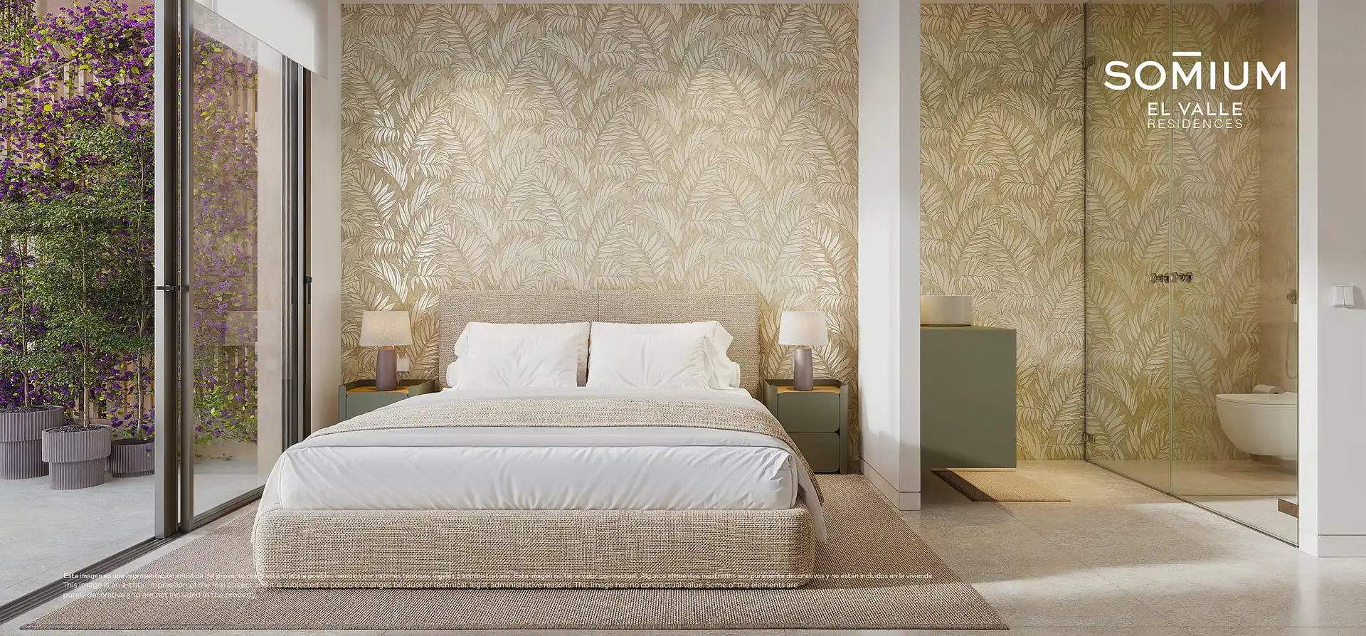 Dormitori de Apartament en venda en Murcia amb Aire condicionat, Jardí privat i Terrassa