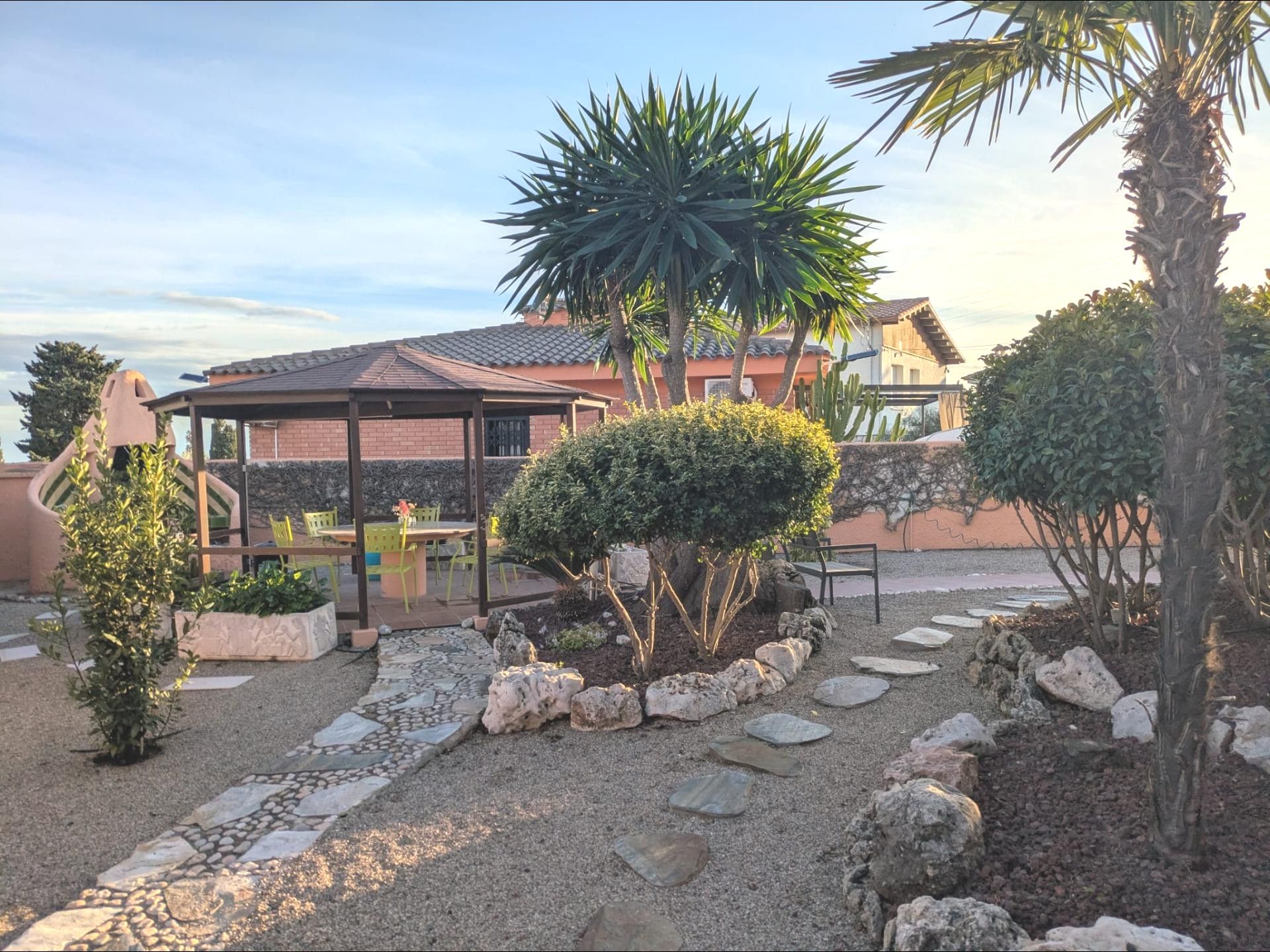 Jardí de Casa o xalet en venda en Calafell amb Aire condicionat, Jardí privat i Parquet