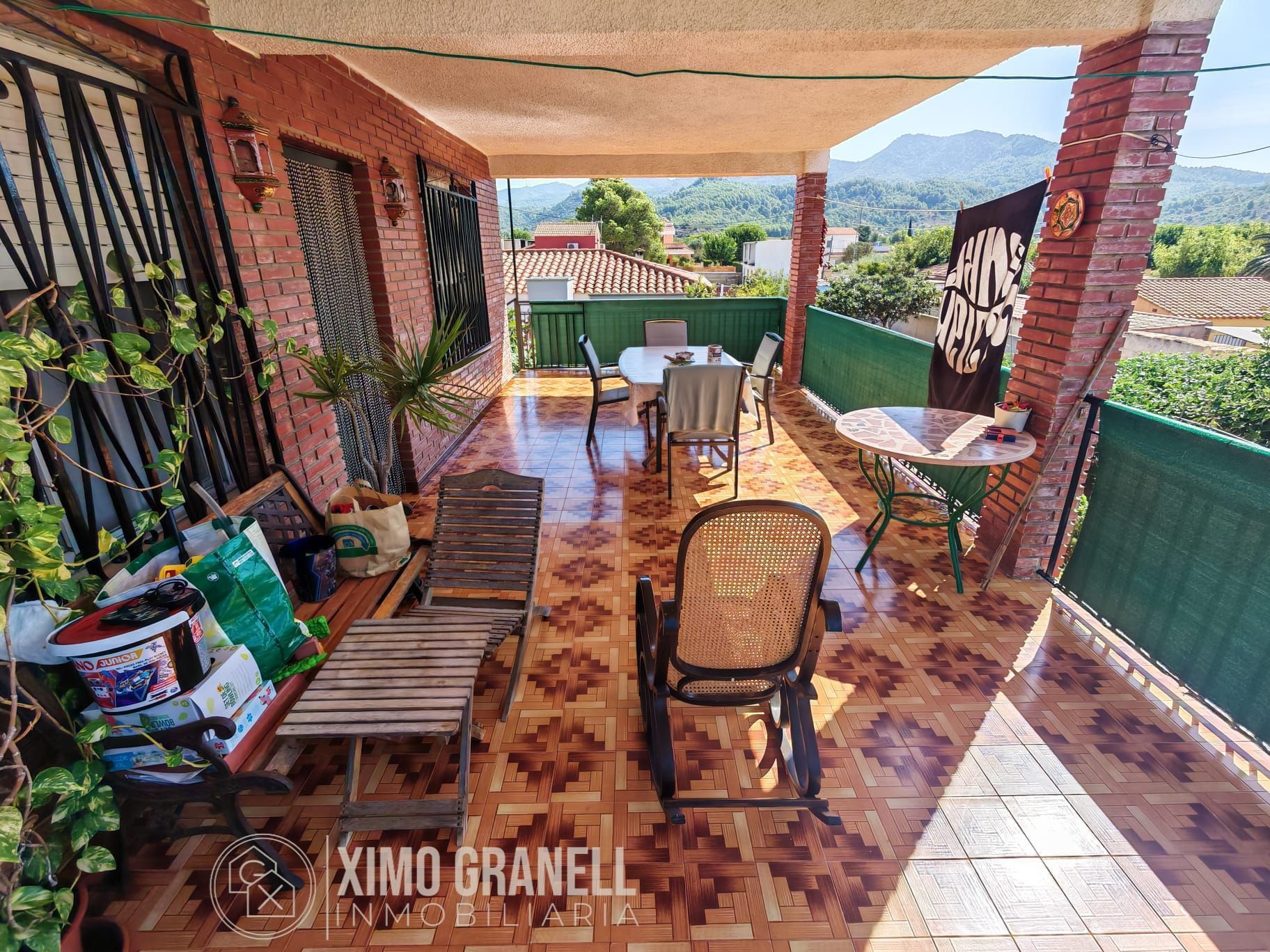 Terrasse von Country house zum verkauf in Borriol mit Terrasse, Abstellraum und Schwimmbad