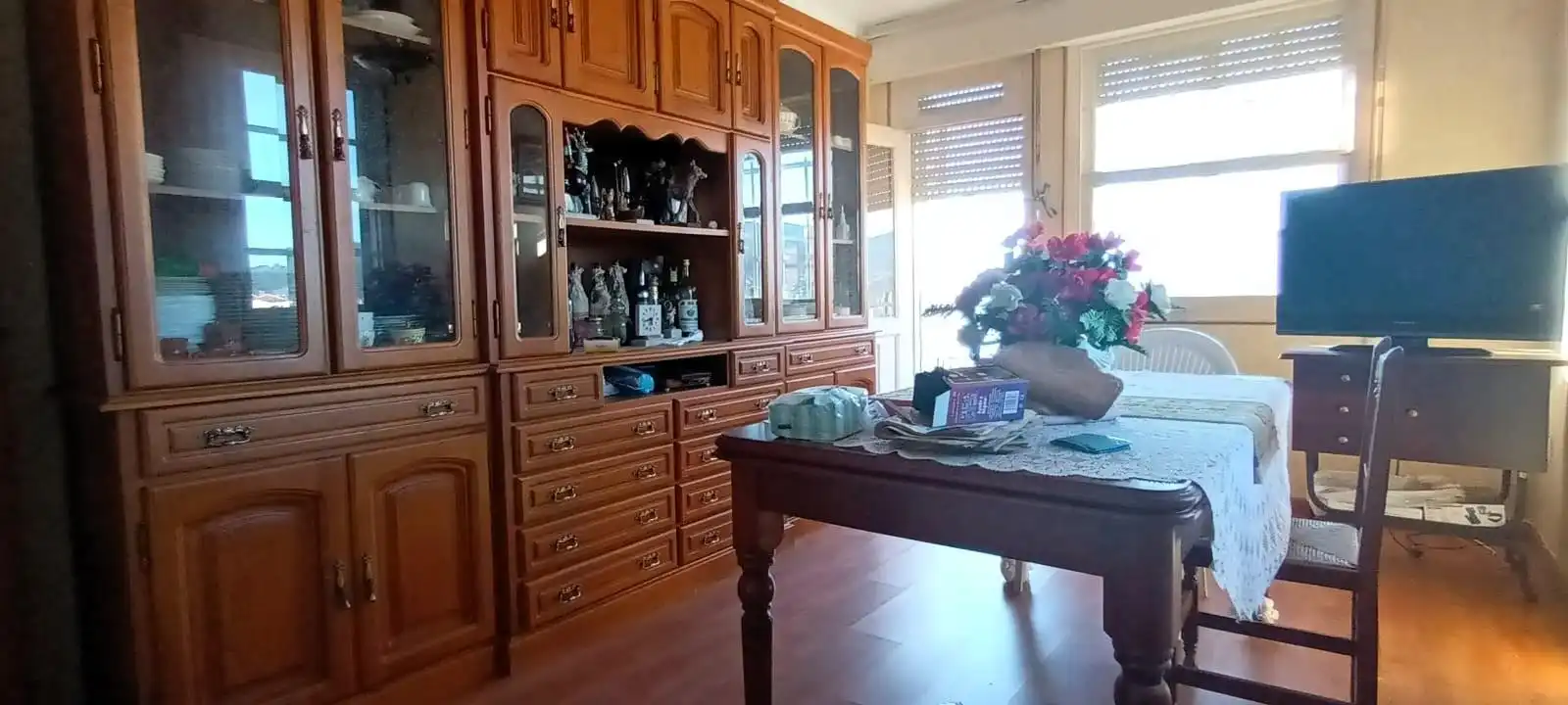 Dining room of Flat for sale in Redondela  with Storage room and Balcony