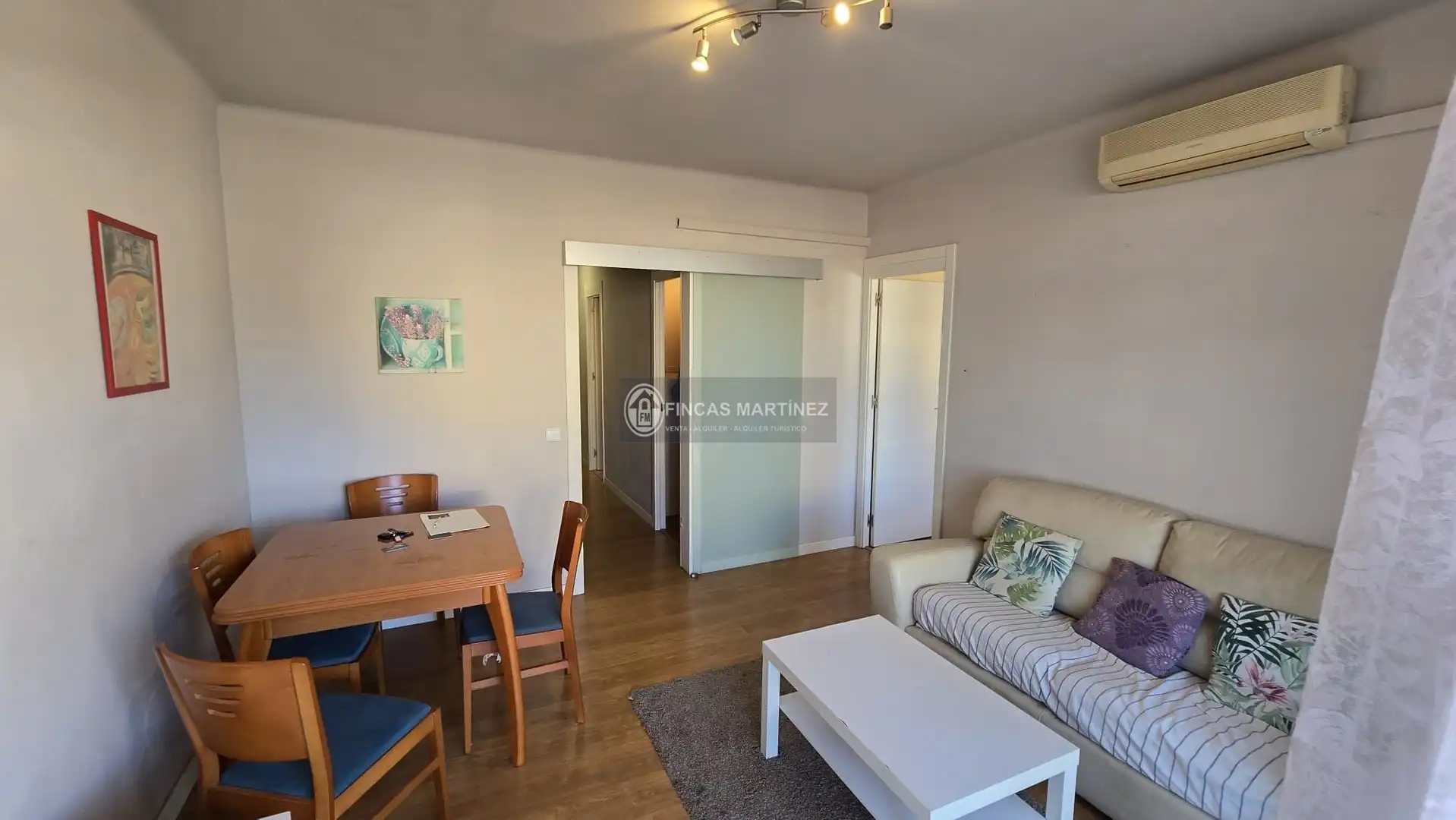 Living room of Flat for sale in Cambrils  with Terrace, Furnished and Balcony