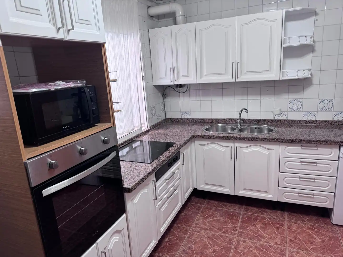 Cocina de Piso de alquiler en Málaga con Aire acondicionado, Amueblado y Horno