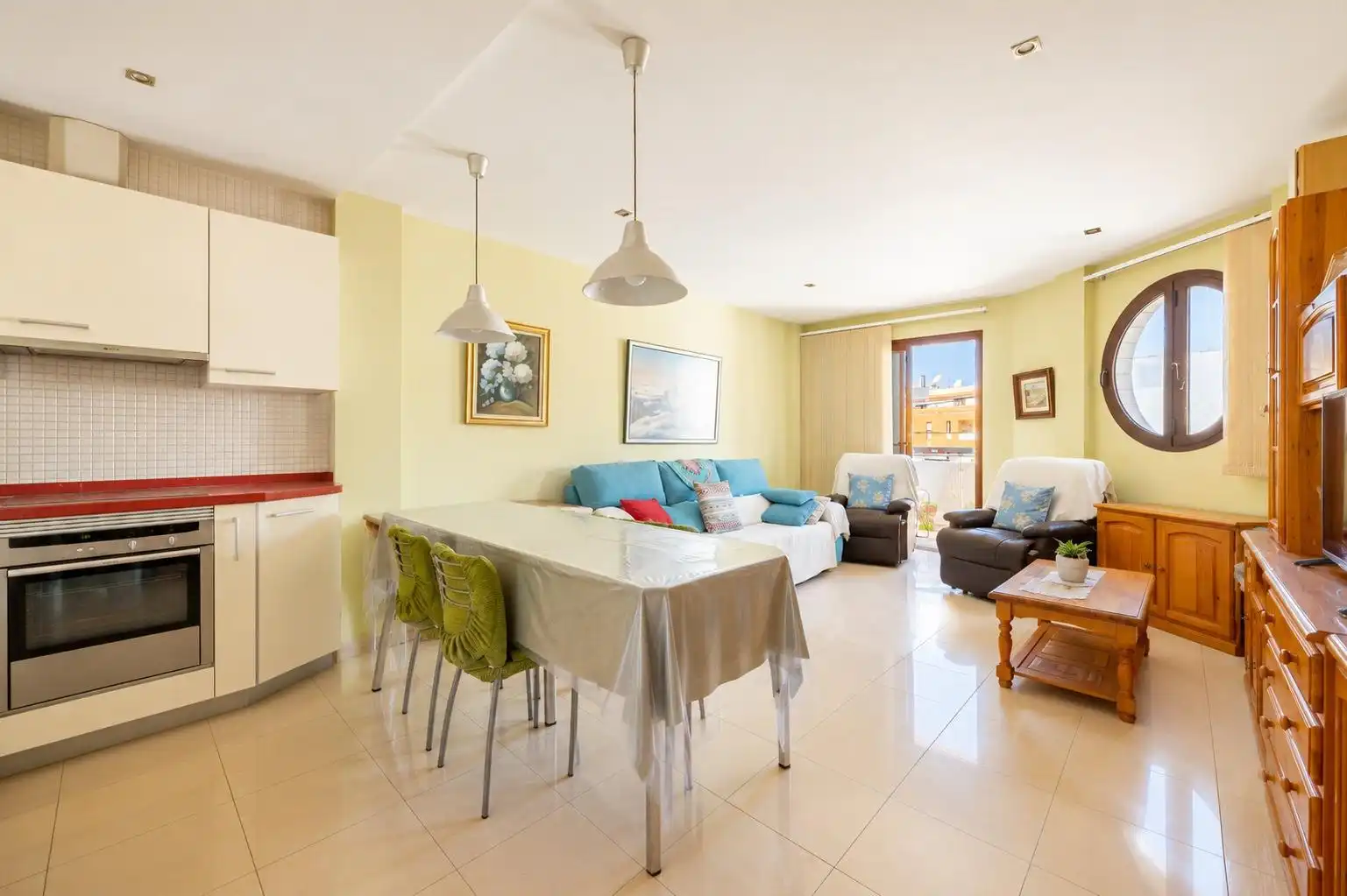 Sala de estar de Piso en venta en Mogán con Aire acondicionado y Terraza