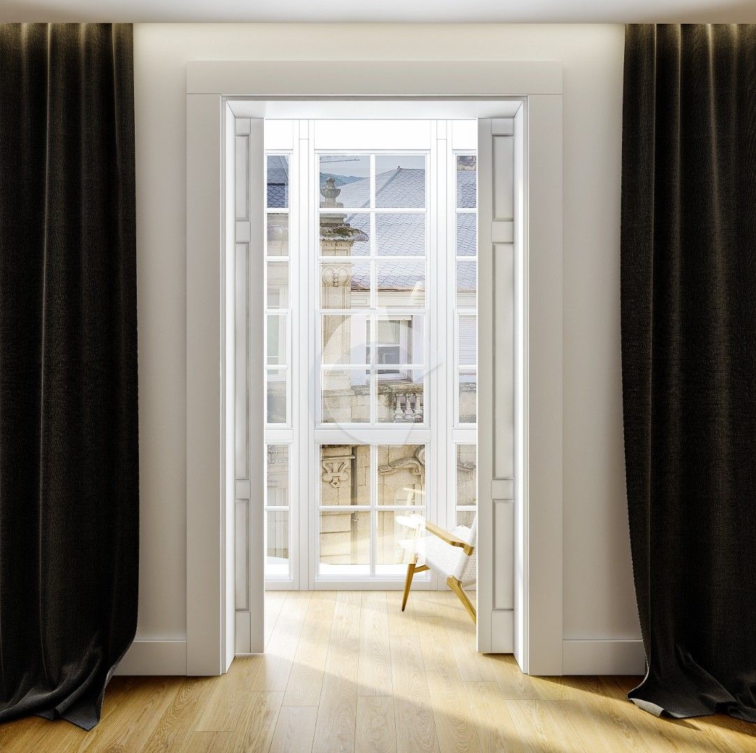 Balcony of Flat for sale in Ourense Capital 