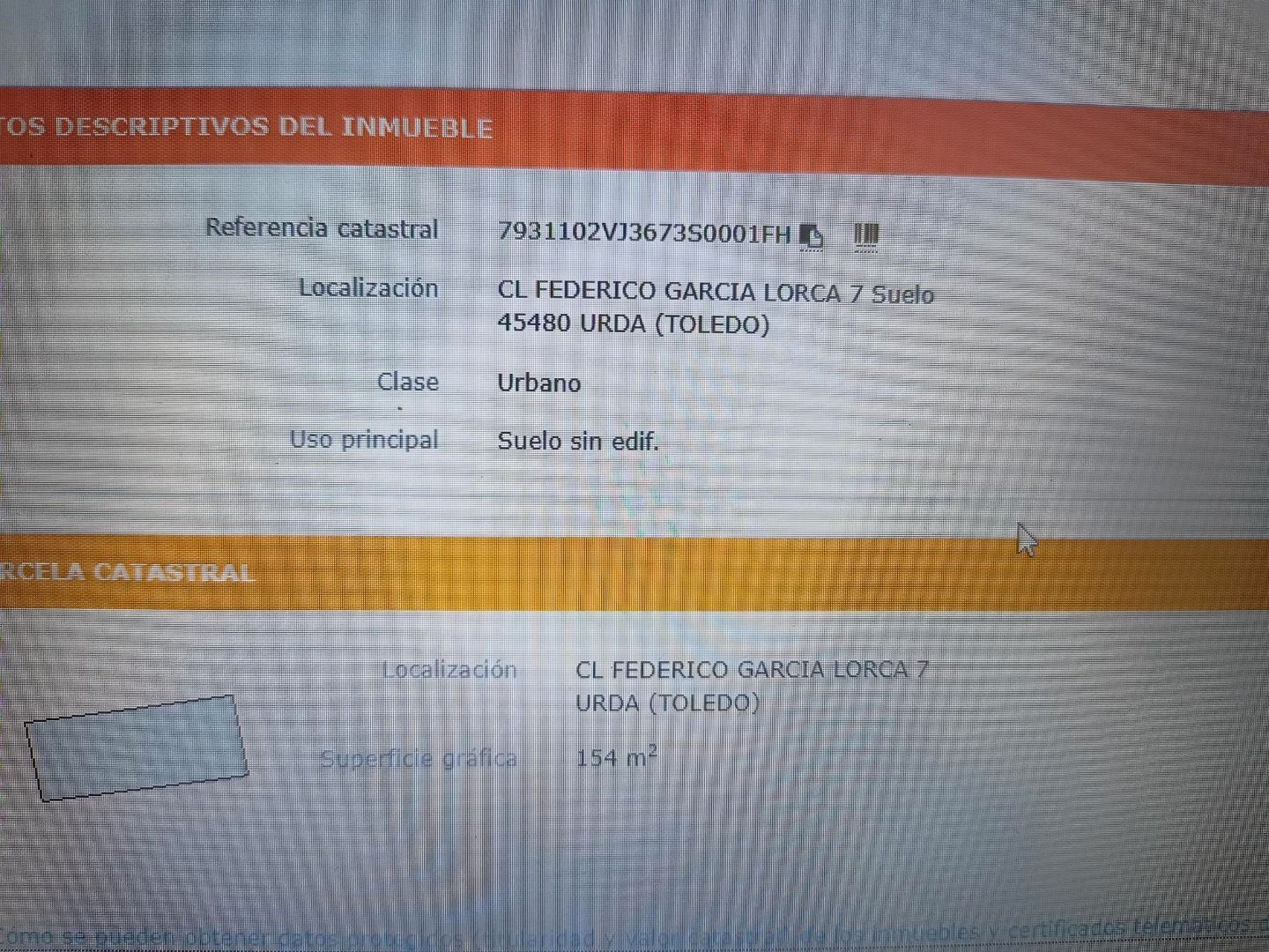 Aparcament de Residencial en venda en Urda