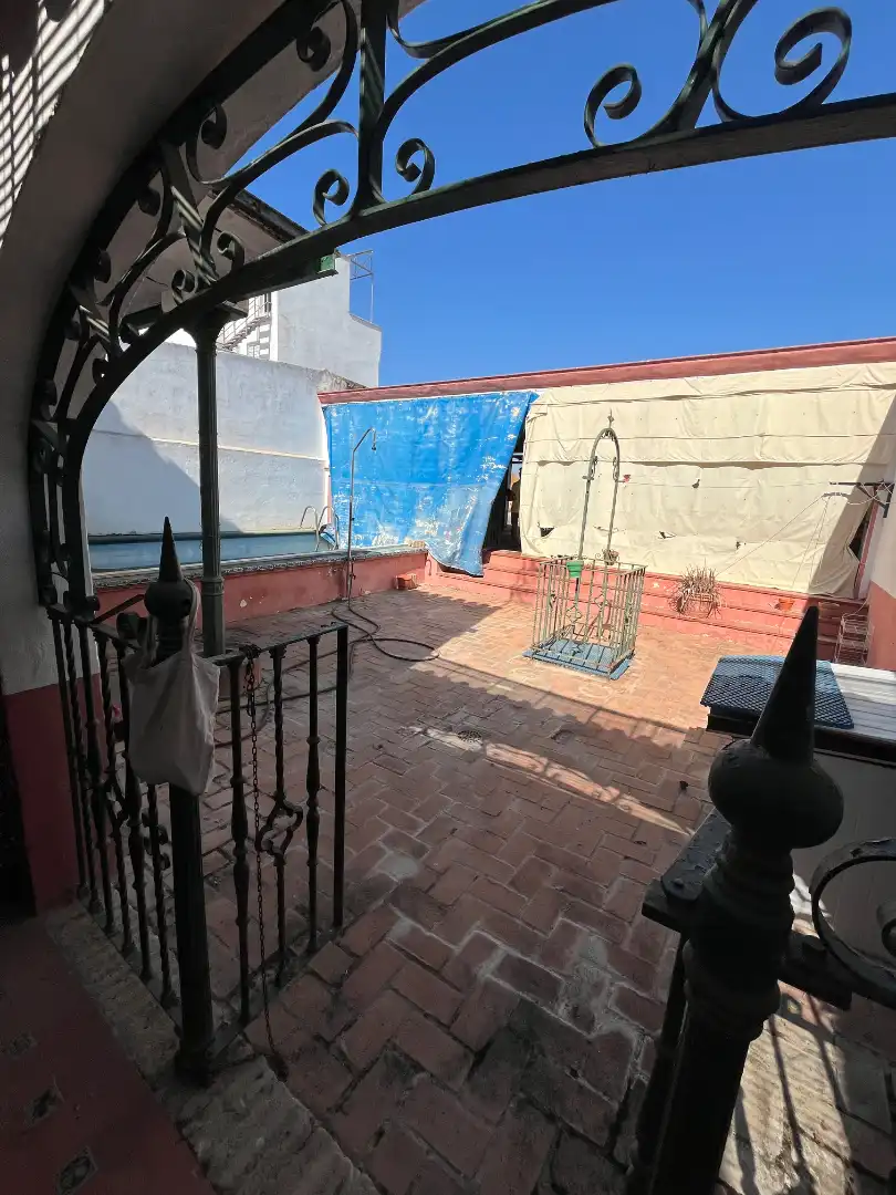 Terrassa de Casa o xalet en venda en Villanueva del Ariscal amb Aire condicionat, Traster i Piscina