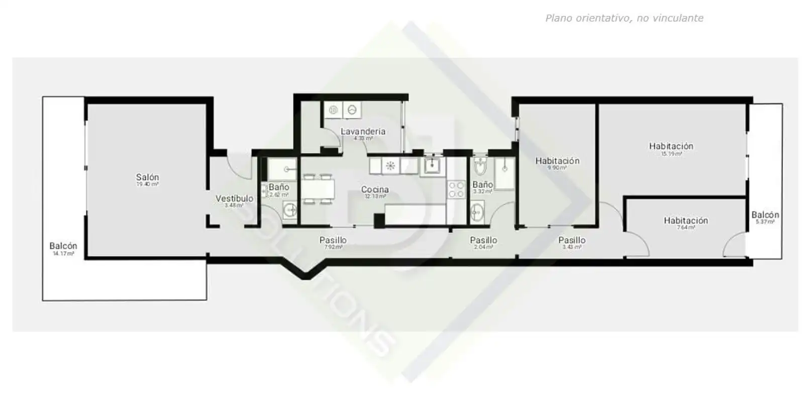 Piso en venta en Mataró con Aire acondicionado, Calefacción y Parquet