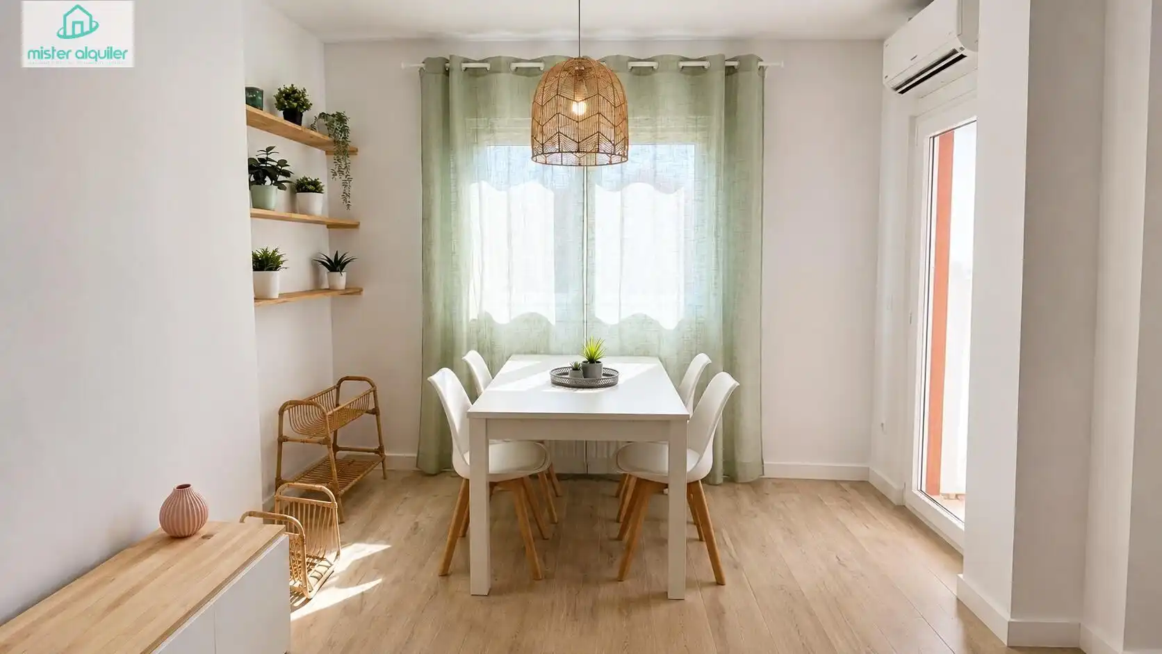 Esszimmer von Wohnungen zur Miete in El Campello mit Klimaanlage, Heizung und Terrasse