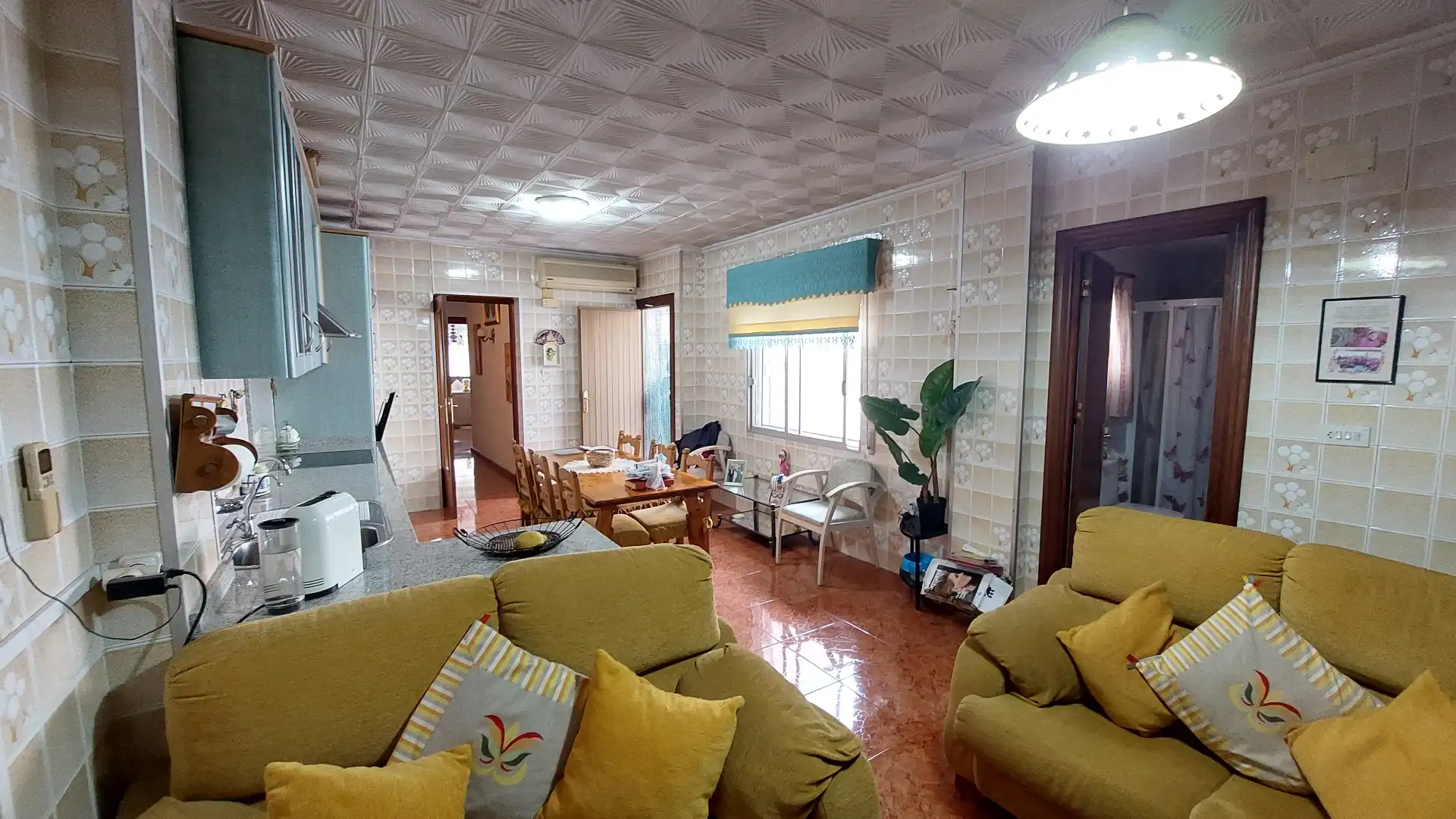 Sala de estar de Casa adosada en venta en Murcia con Terraza, Amueblado y Alarma