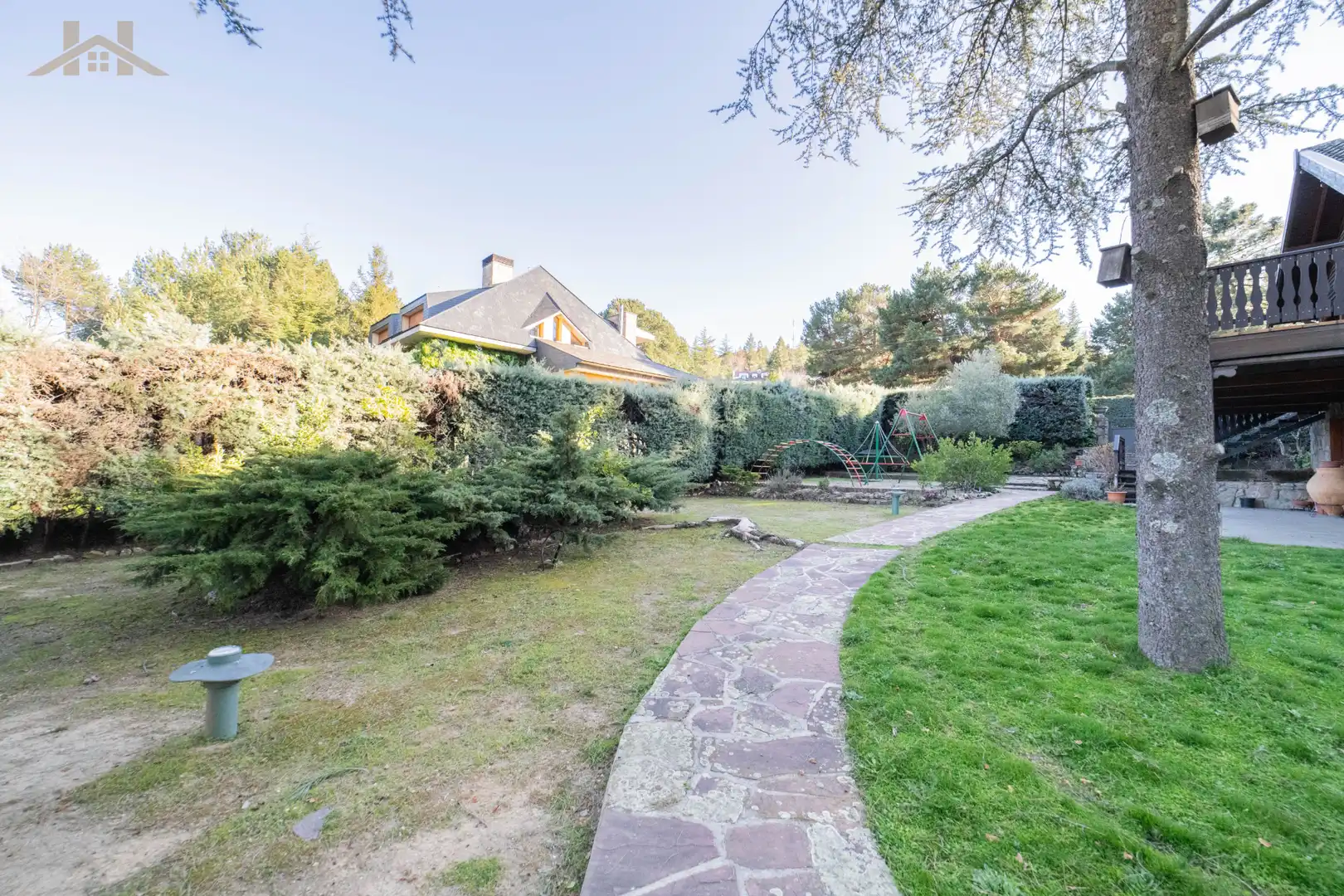Jardín de Casa o chalet en venta en Collado Mediano con Calefacción, Jardín privado y Piscina
