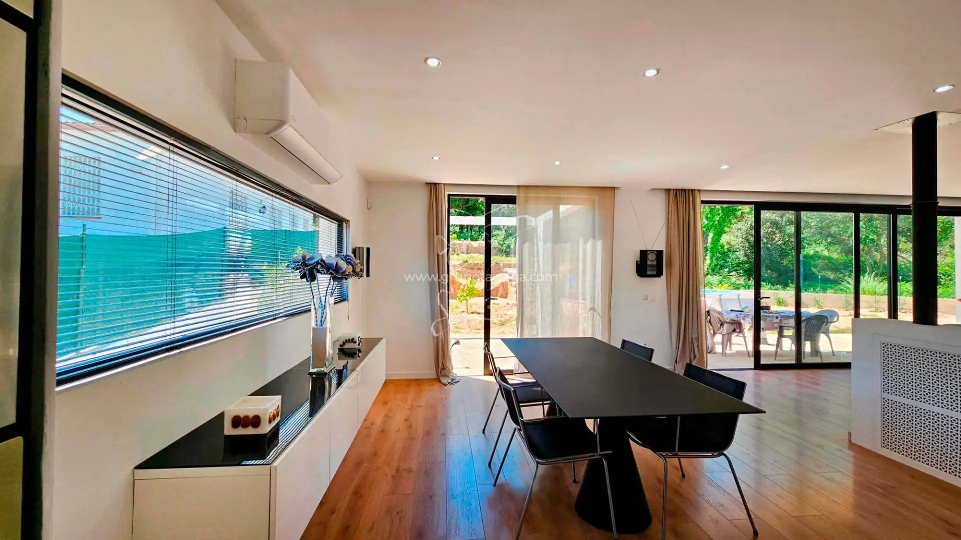 Menjador de Casa o xalet en venda en Lloret de Mar amb Aire condicionat, Calefacció i Jardí privat