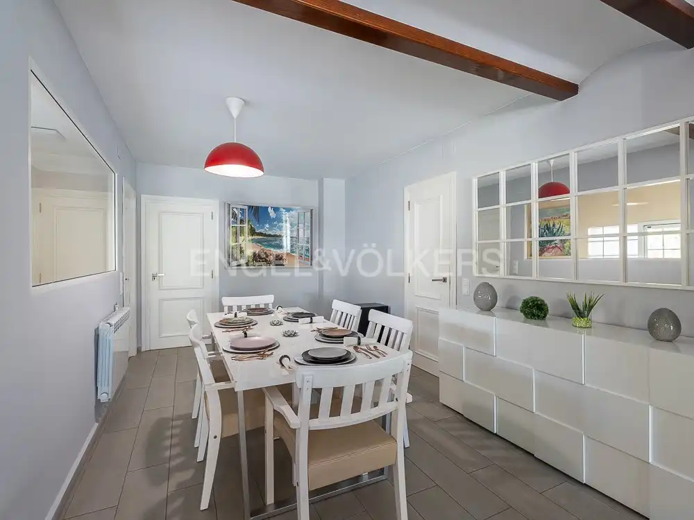 Dining room of Houses for rent in Bétera  with Air Conditioner, Heating and Private garden