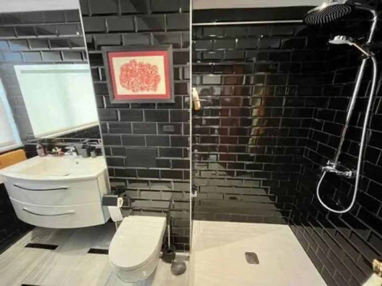 Badezimmer von Wohnung zur Miete in Benidorm mit Terrasse
