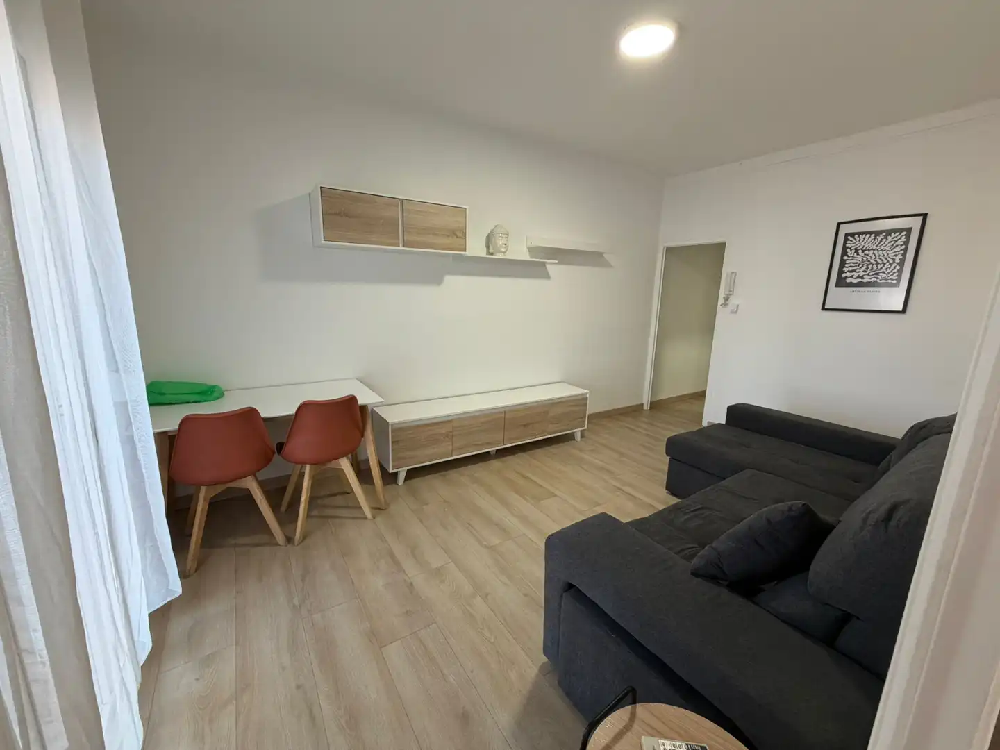 Sala de estar de Piso de alquiler en Lleida con Aire acondicionado, Calefacción y Parquet