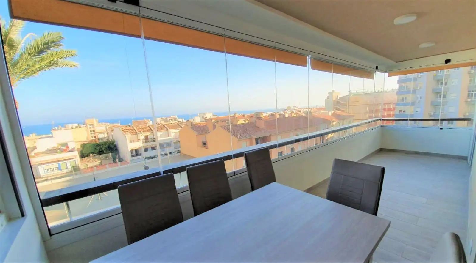 Terrasse von Wohnung zur Miete in Torremolinos mit Klimaanlage, Heizung und Terrasse