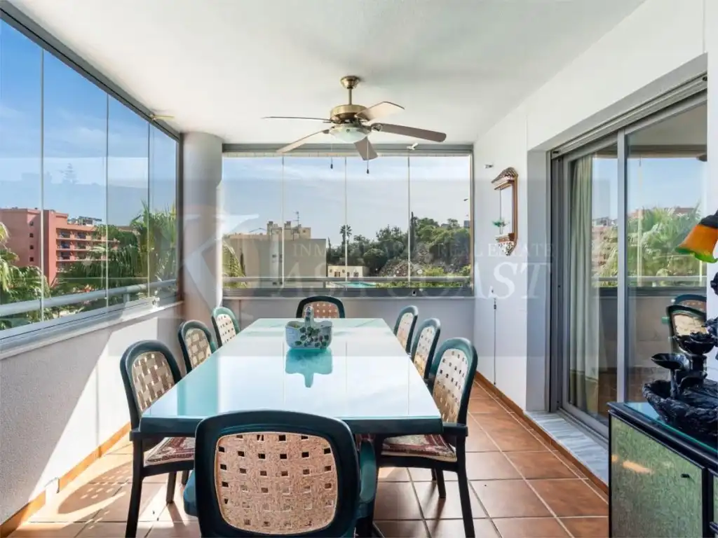 Exterior view of Flat for sale in Fuengirola  with Air Conditioner, Private garden and Terrace