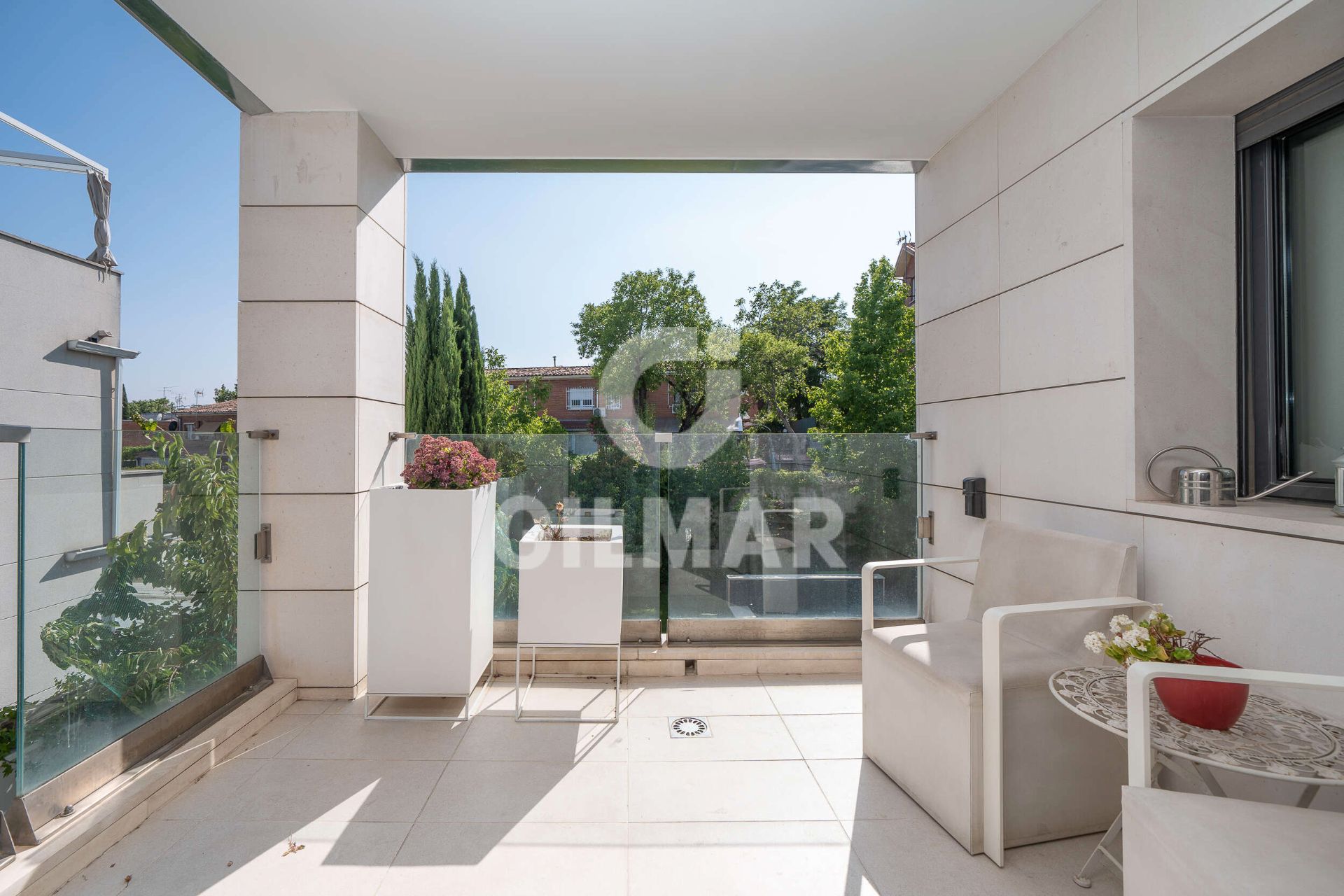 Terrassa de Casa o xalet en venda en  Madrid Capital amb Aire condicionat, Calefacció i Jardí privat