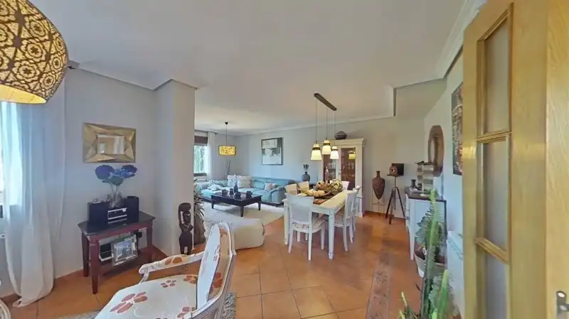 Menjador de Casa o xalet en venda en Valdemanco amb Calefacció, Terrassa i Traster