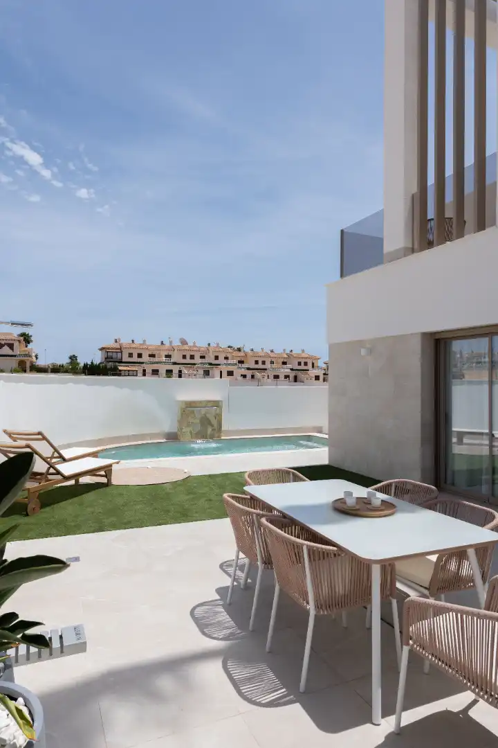 Terraza de Casa o chalet en venta en Los Alcázares con Aire acondicionado, Calefacción y Jardín privado