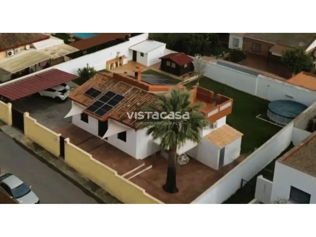 Vista exterior de Casa o chalet en venta en Mairena del Alcor con Aire acondicionado, Calefacción y Jardín privado