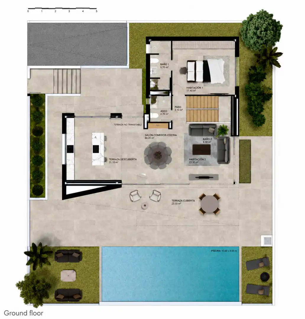 Casa con terraza en venta en La Paz, imagen 2