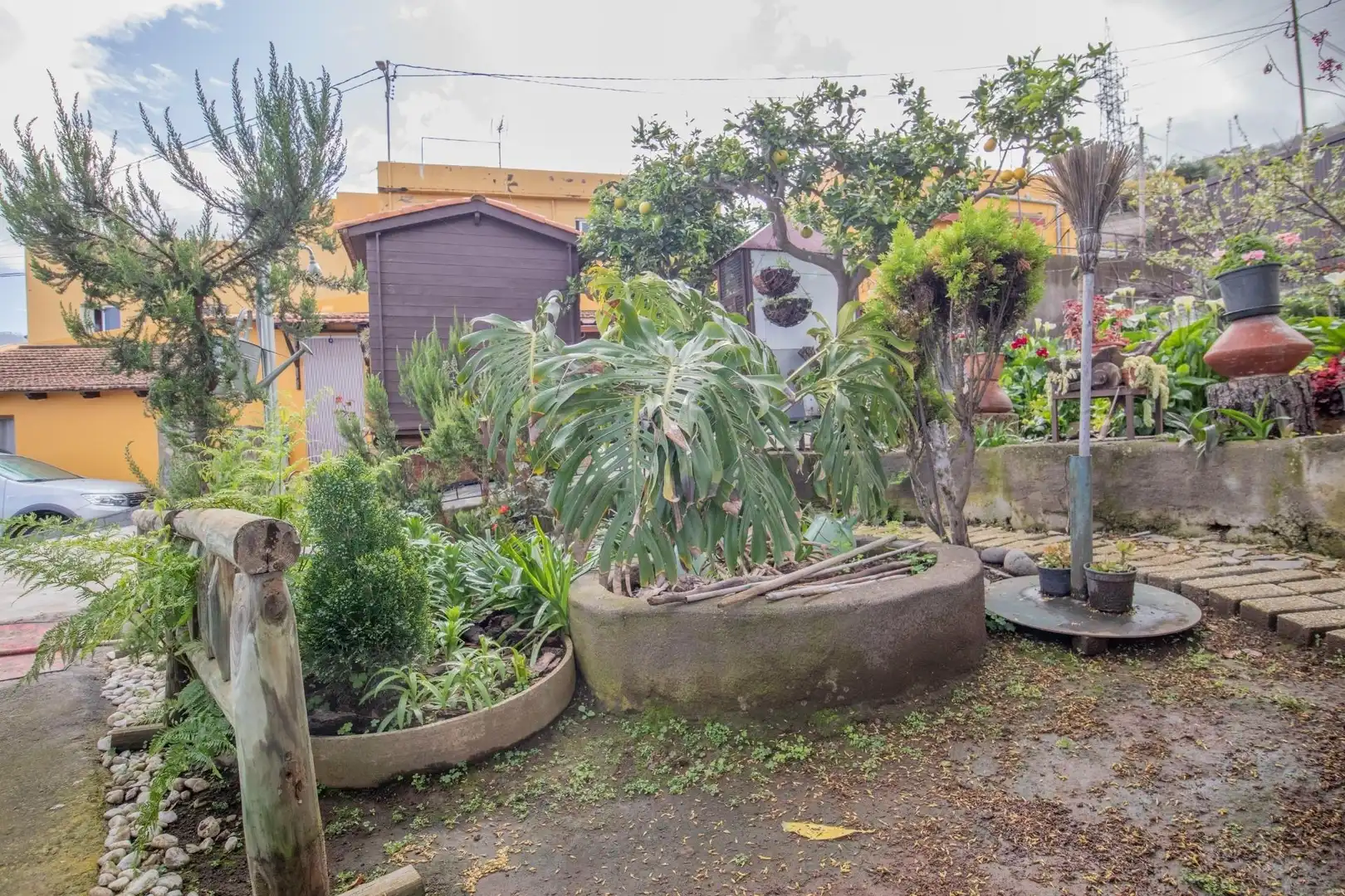 Jardí de Casa adosada en venda en La Orotava