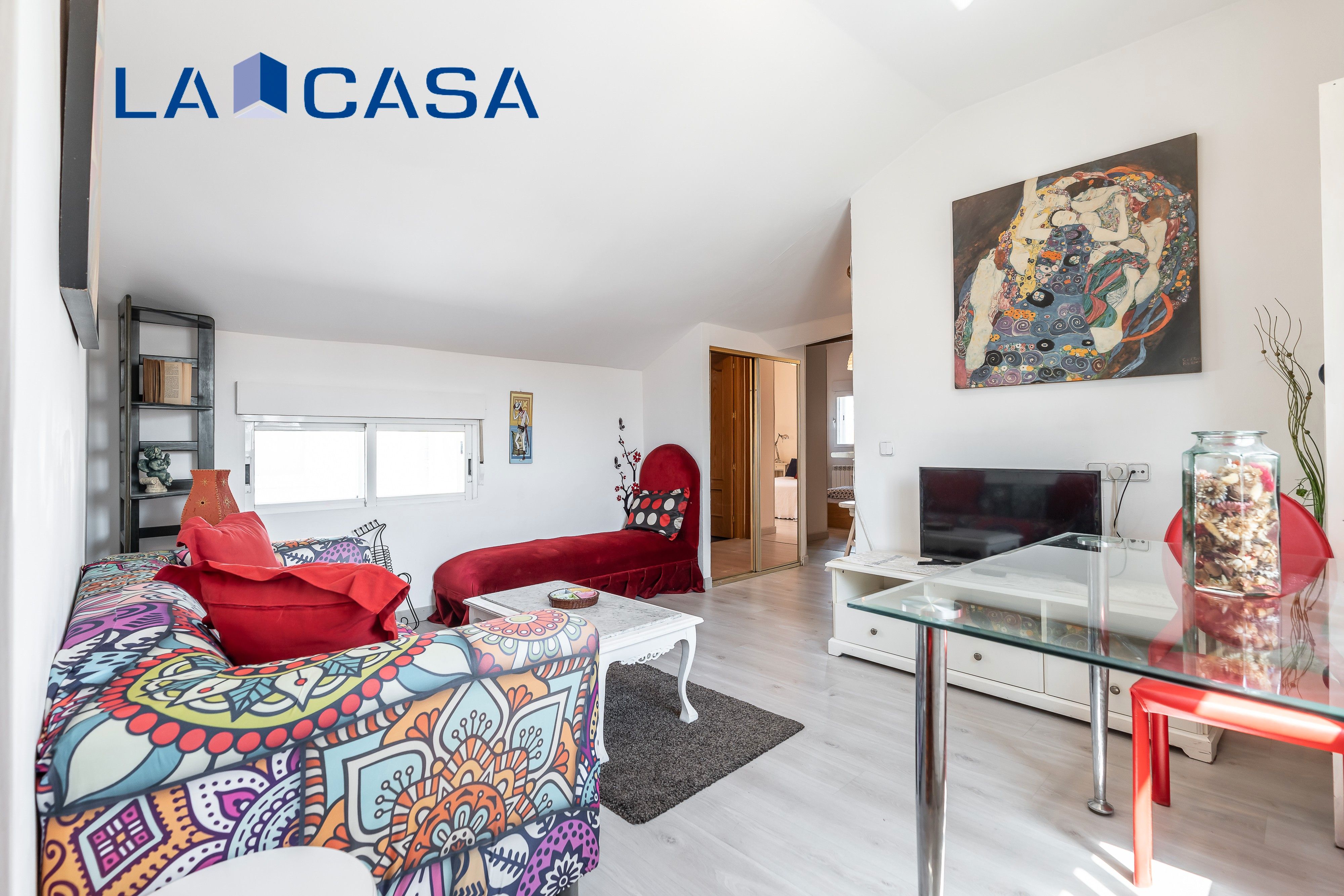 Living room of Flat for sale in  Madrid Capital  with Air Conditioner and Heating
