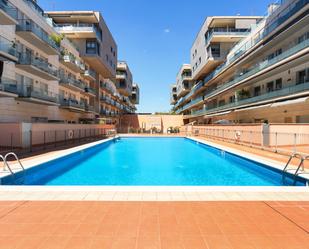 Swimming pool of Attic for sale in Badalona  with Terrace and Swimming Pool