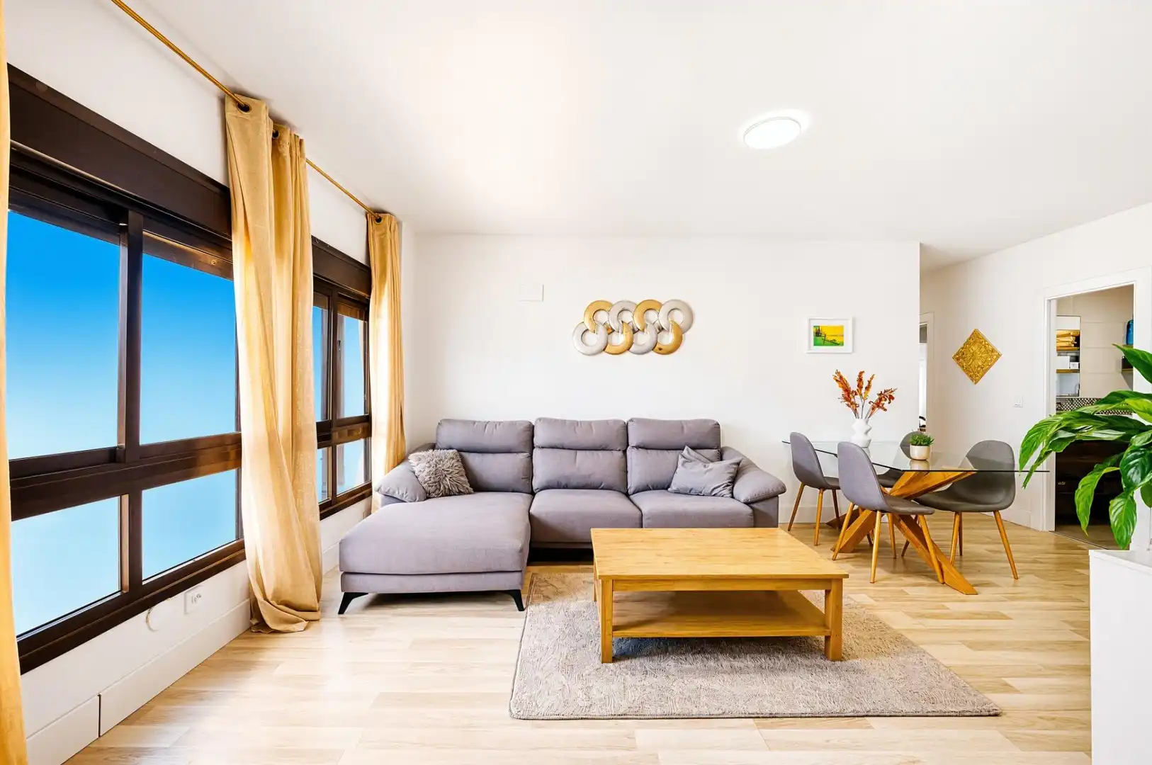 Sala d'estar de Pis en venda en Chiclana de la Frontera amb Aire condicionat