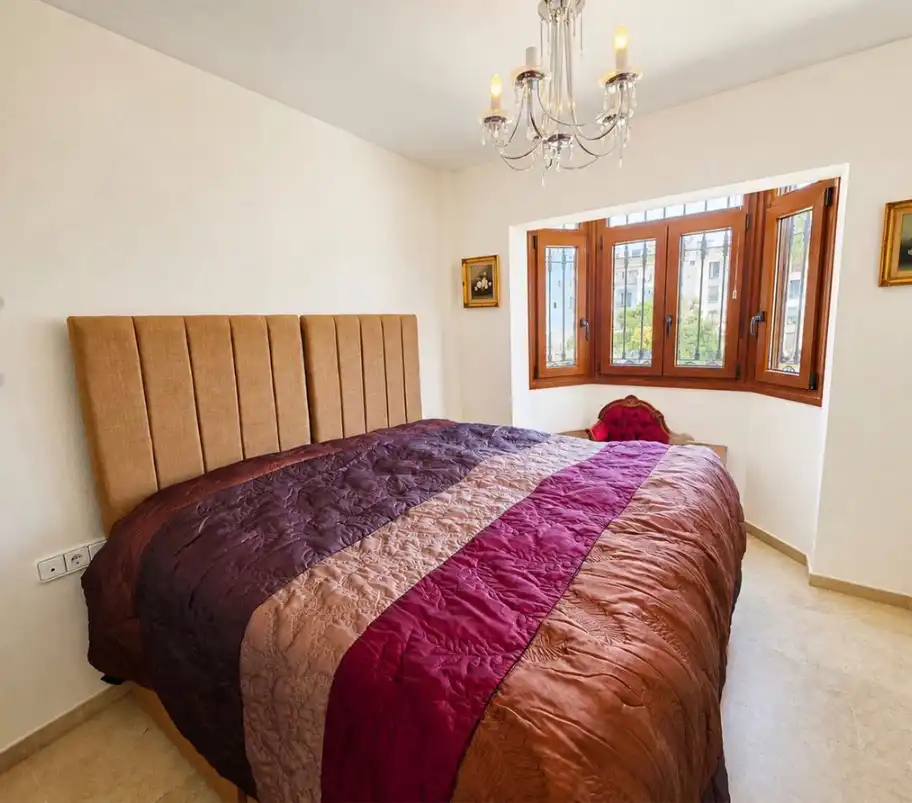 Schlafzimmer von Wohnung zum Verkauf in Manilva mit Terrasse, Möbliert und Ofen