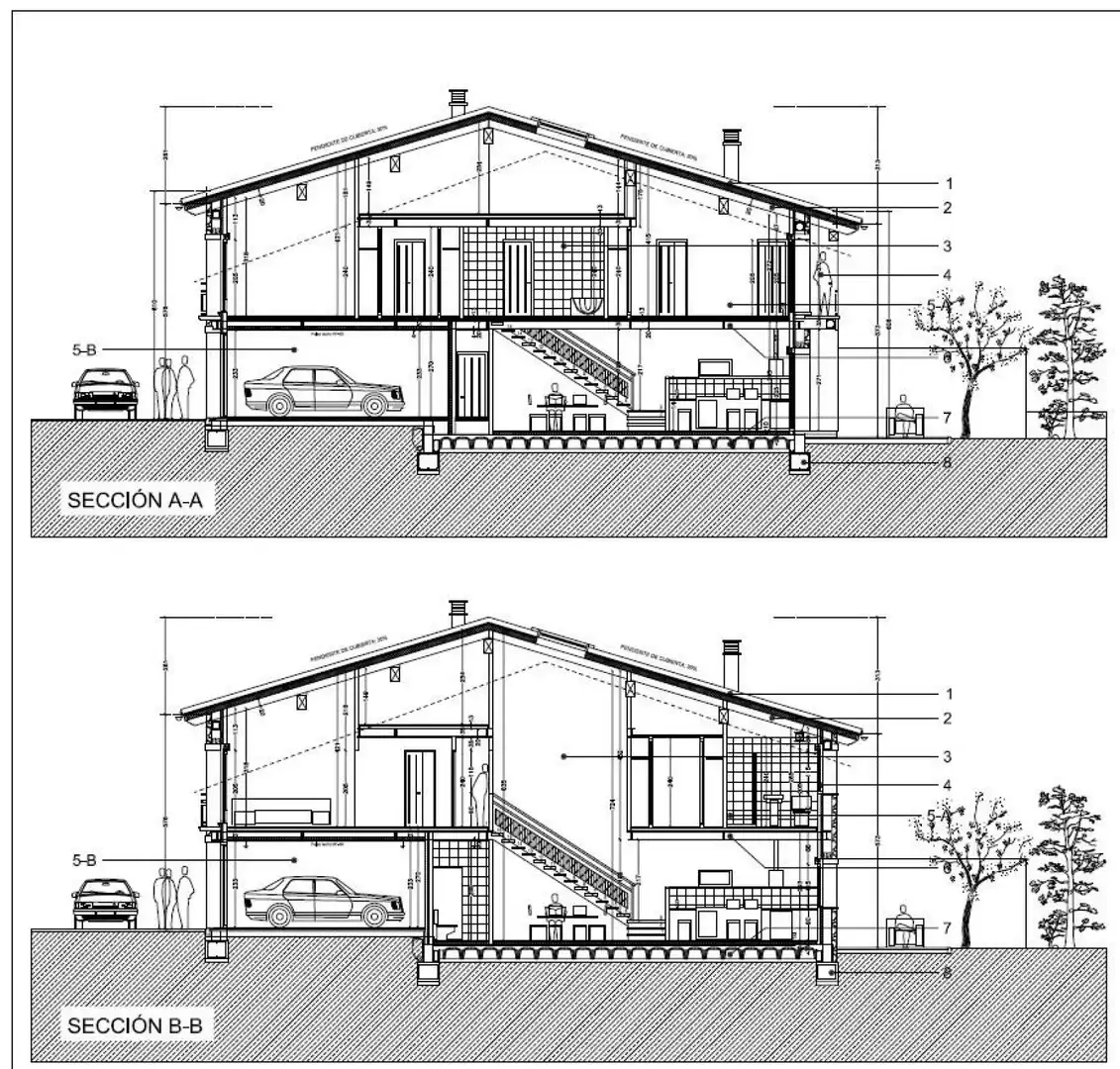 Einfamilien-Reihenhaus zum Verkauf in San Felices de Buelna mit Privatgarten und Balkon
