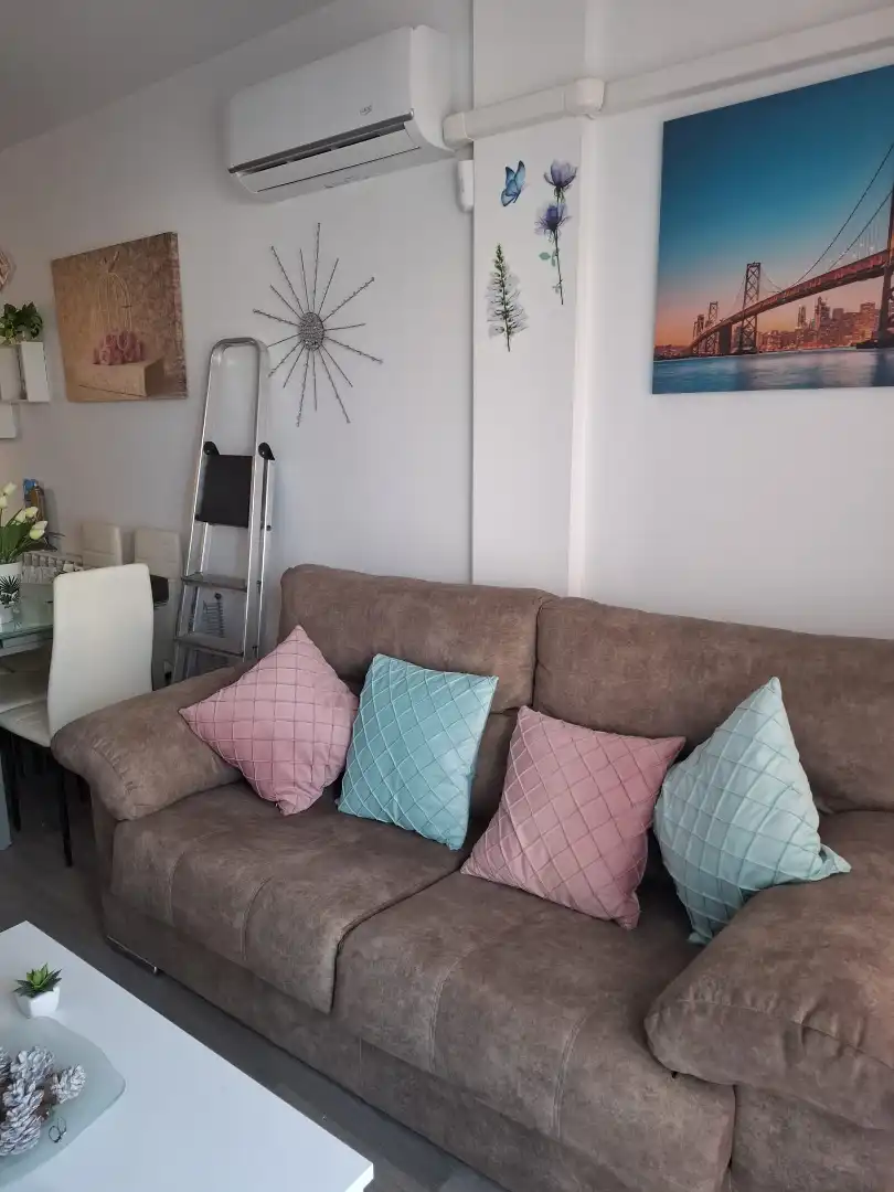 Sala de estar de Apartamento en venta en Albacete con Aire acondicionado, Calefacción y Parquet
