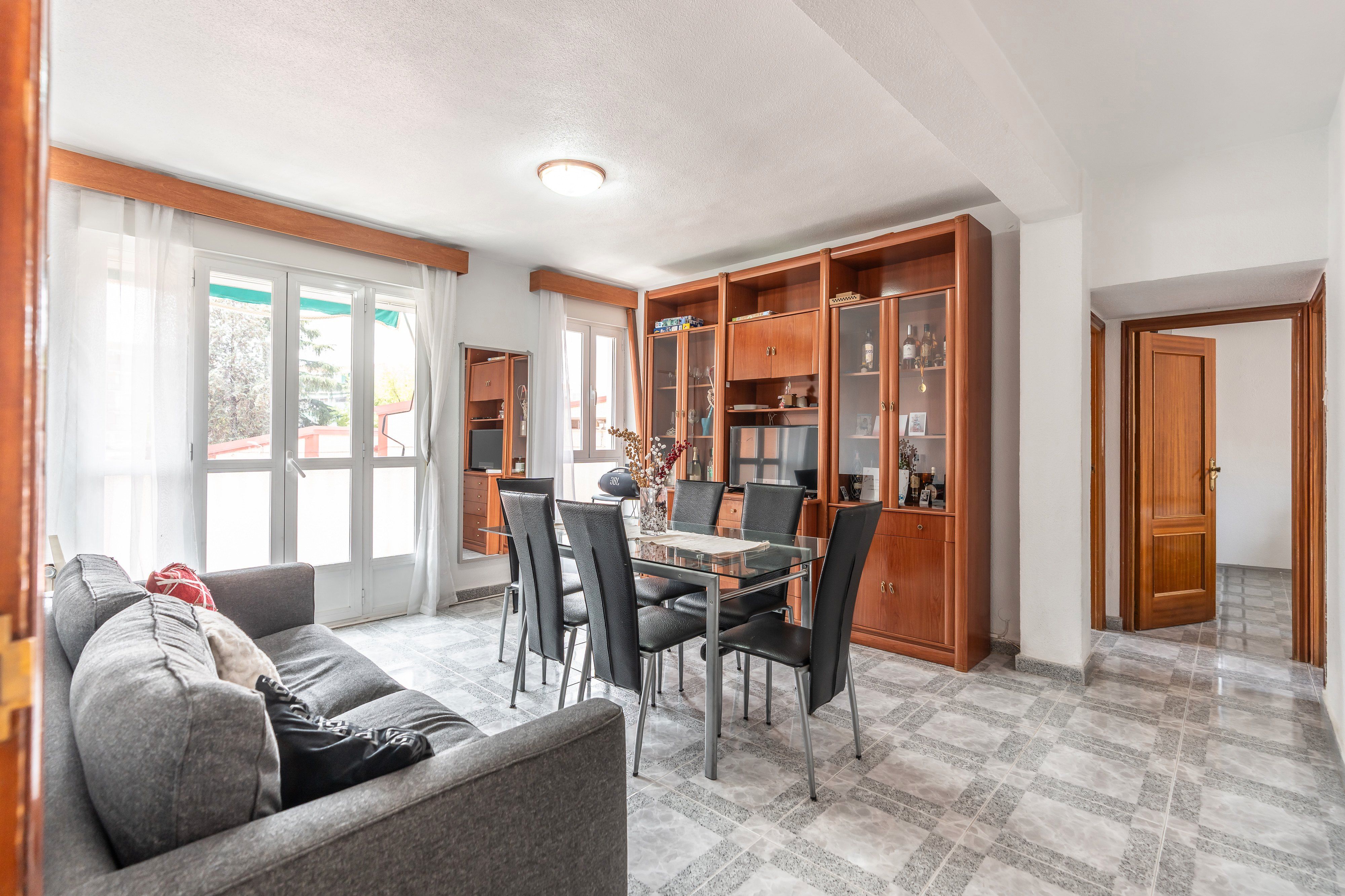 Dining room of Flat for sale in  Madrid Capital  with Heating and Balcony