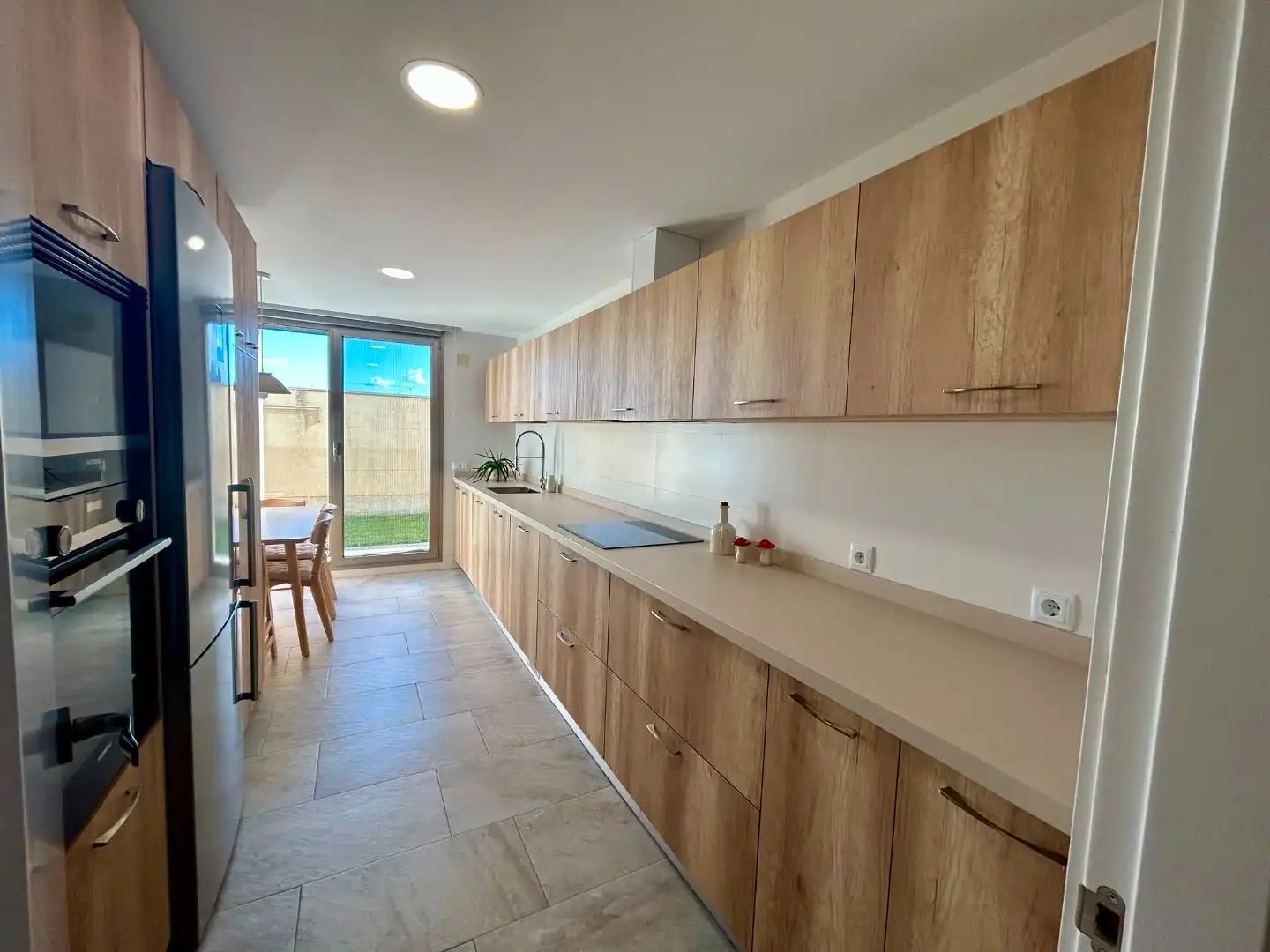 Kitchen of Flat for sale in Aldeatejada  with Air Conditioner, Heating and Private garden