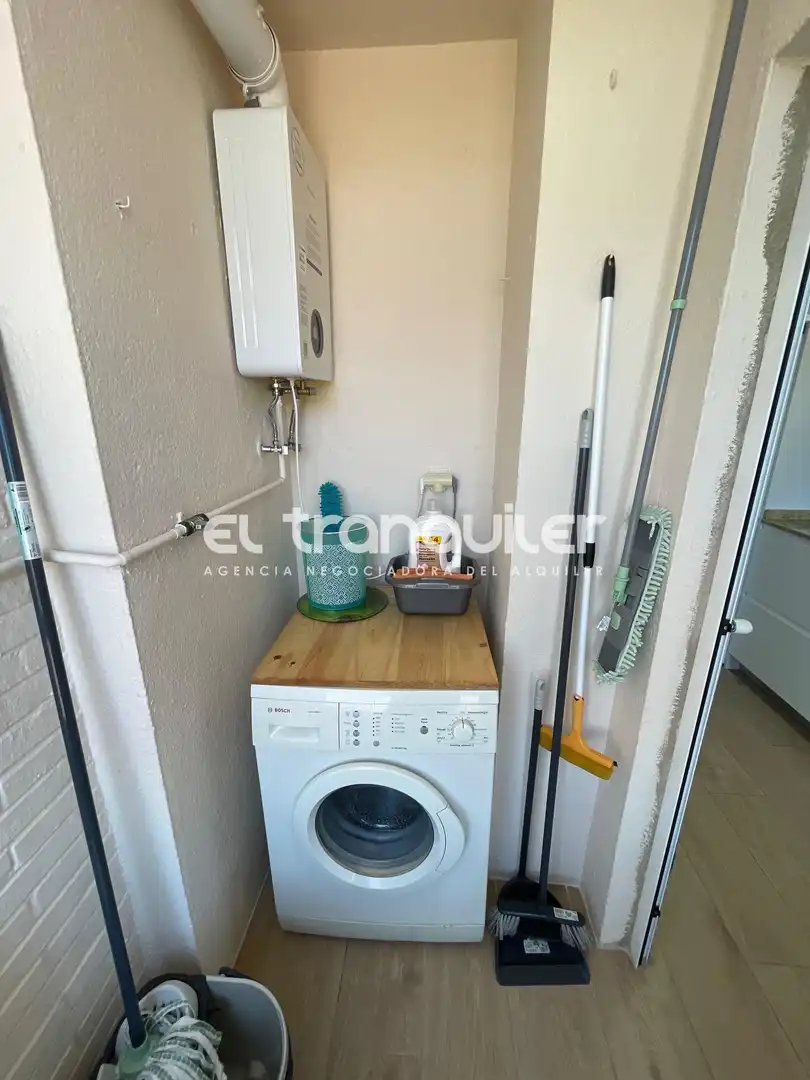 Cuina de Pis de lloguer en Leganés amb Aire condicionat, Parquet i Terrassa